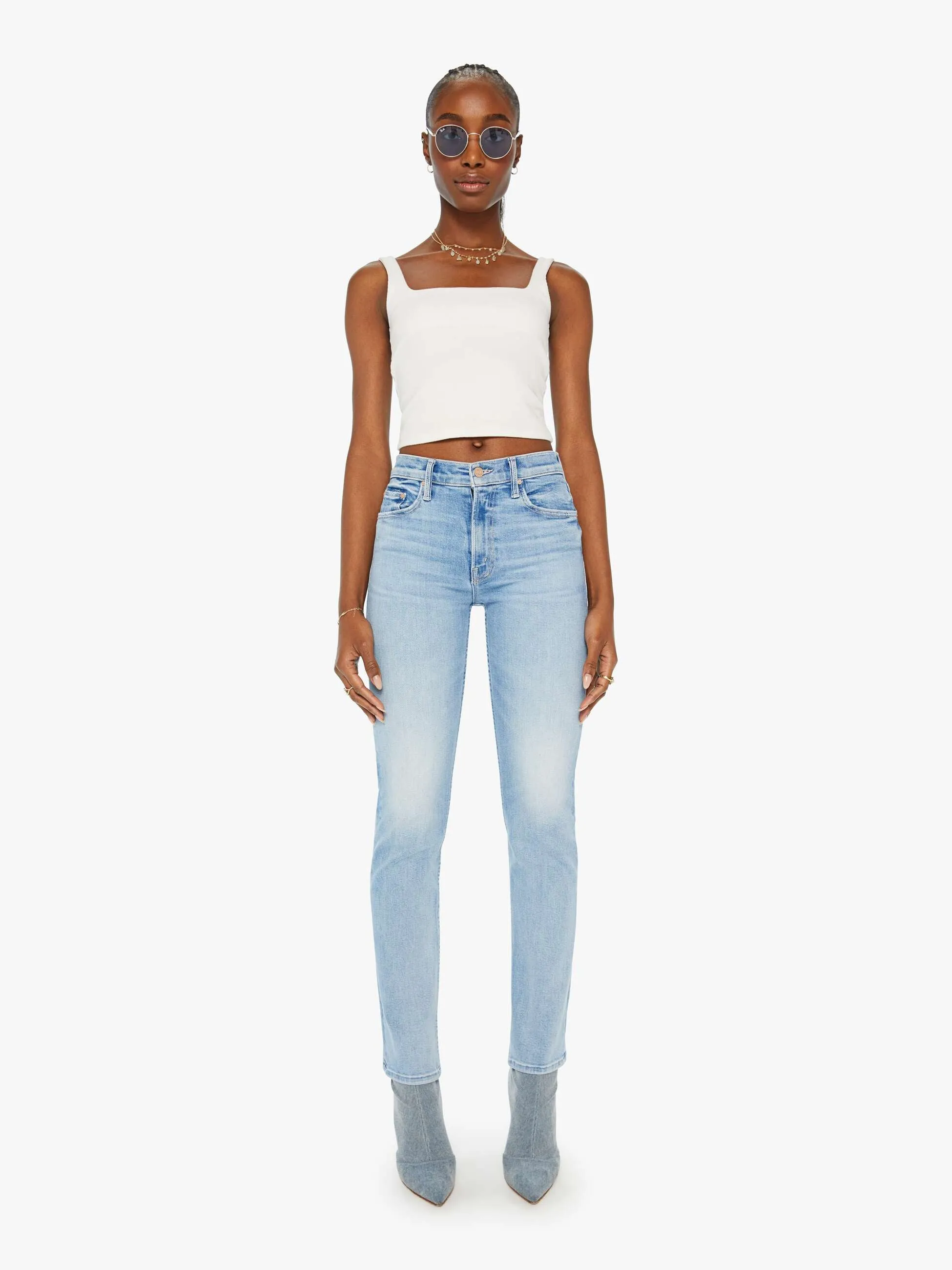 The Mid Rise Rider Skimp - One Last Trip sold by MOTHER product image thumbnail 2