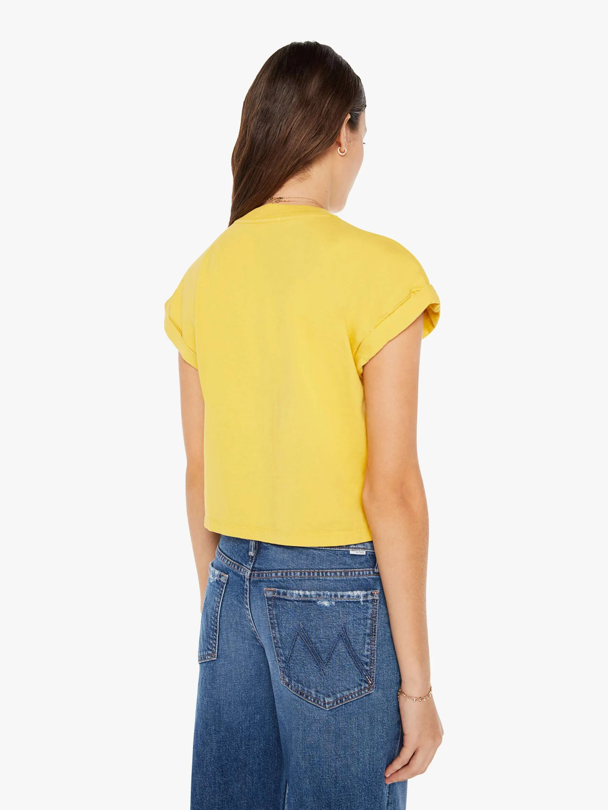 The Keep On Rolling Pocket Tee - Super Lemon sold by MOTHER product image thumbnail 4