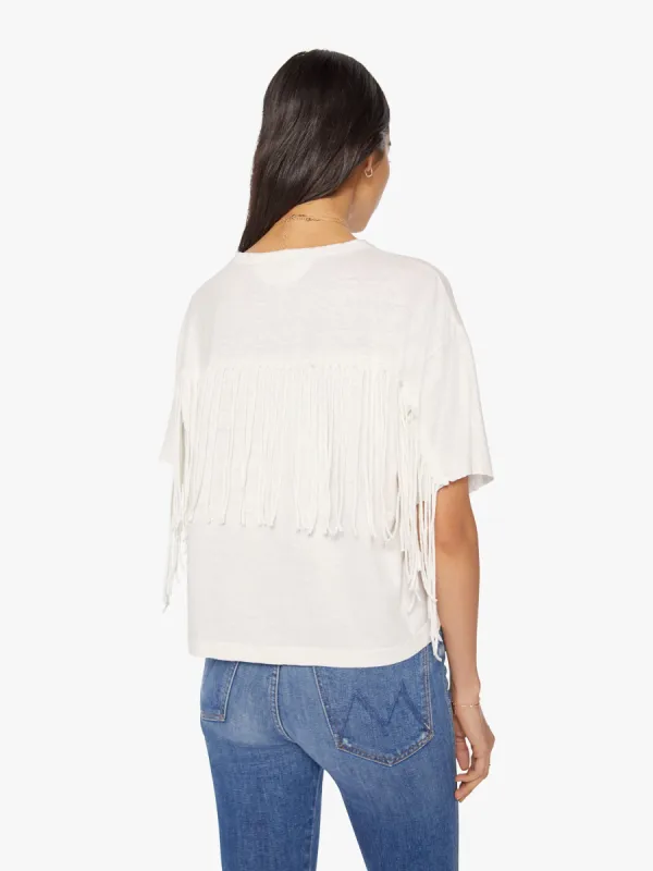 Dr. Collectors Model Rodeo Crop T - Off-White made by MOTHER