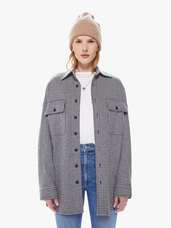 Destin Luna Pied Shirt - White sold by MOTHER