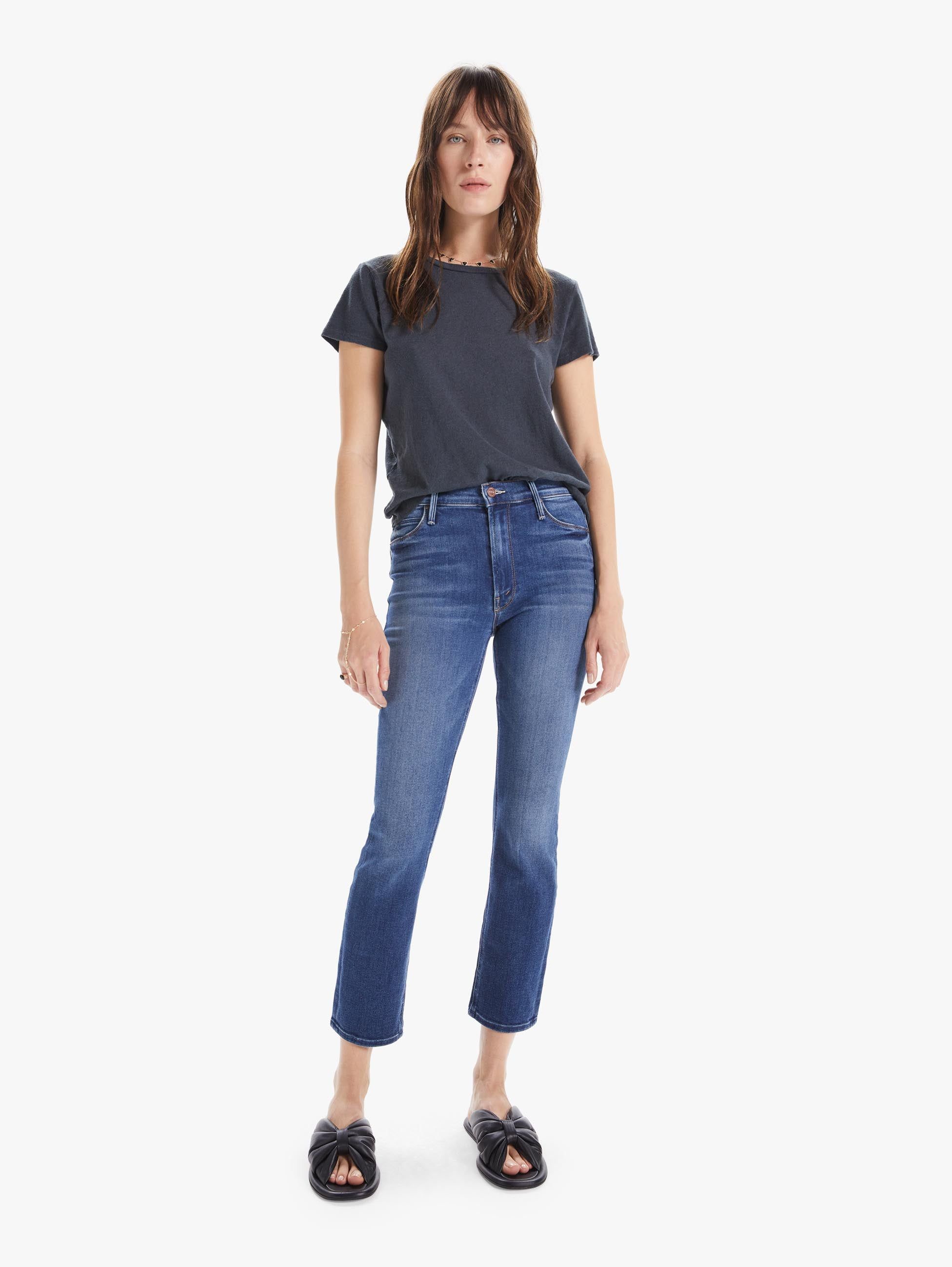 The Mid Rise Dazzler Ankle - Sweet And Sassy sold by MOTHER