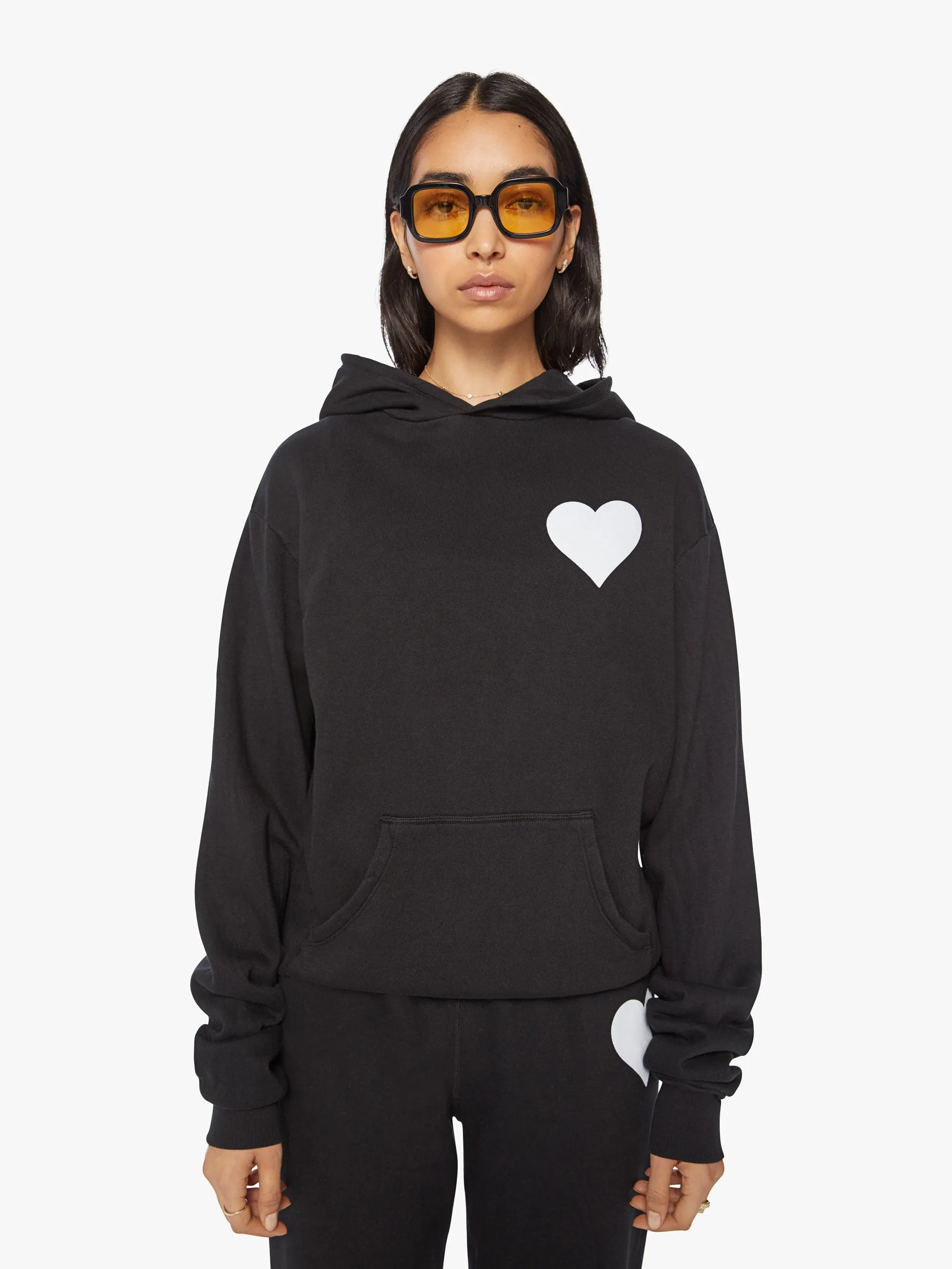 SPRWMN Heart Hoodie - Black sold by MOTHER
