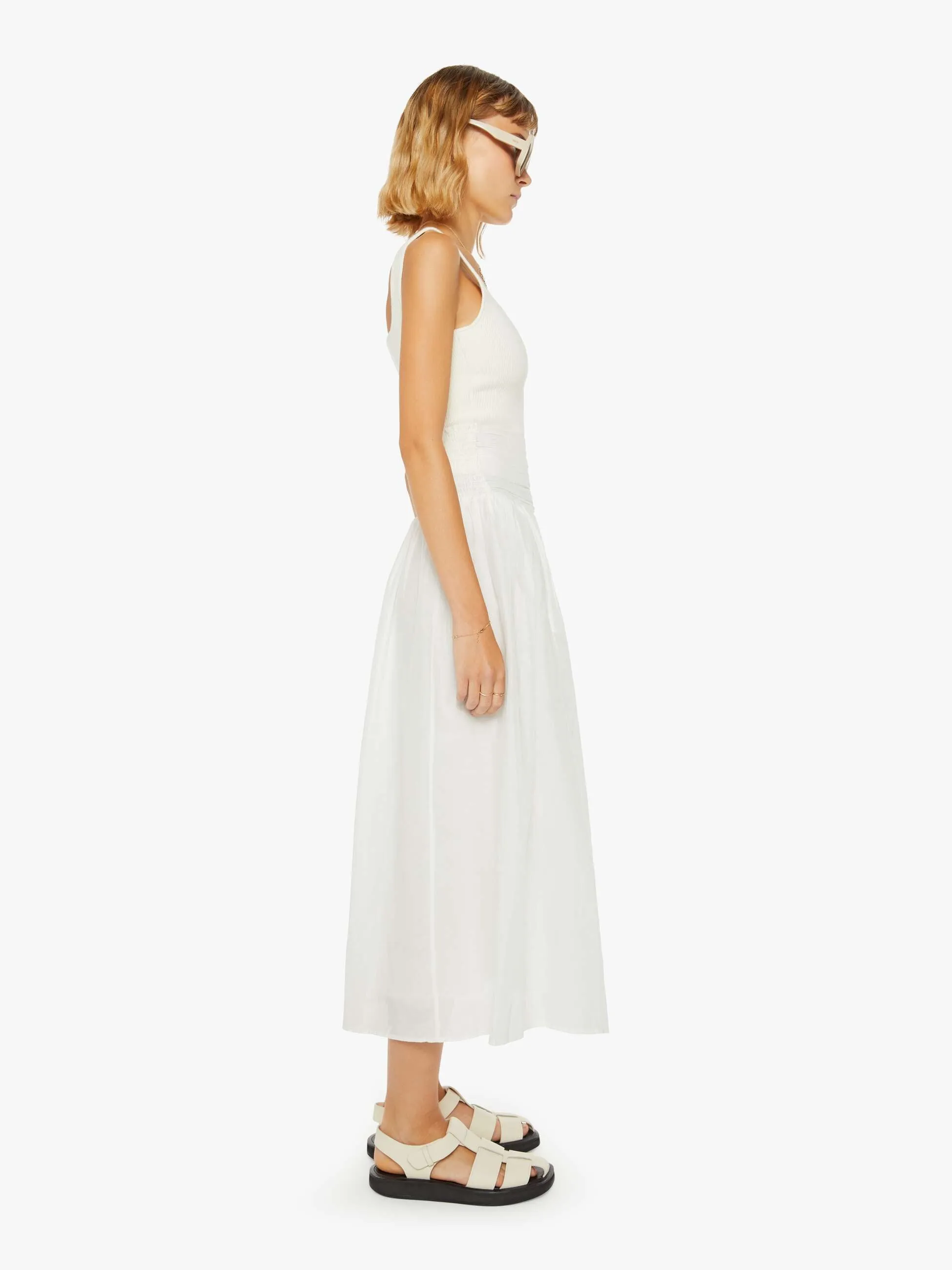 Maria Cher Kristel Skirt - Off White sold by MOTHER product image thumbnail 2