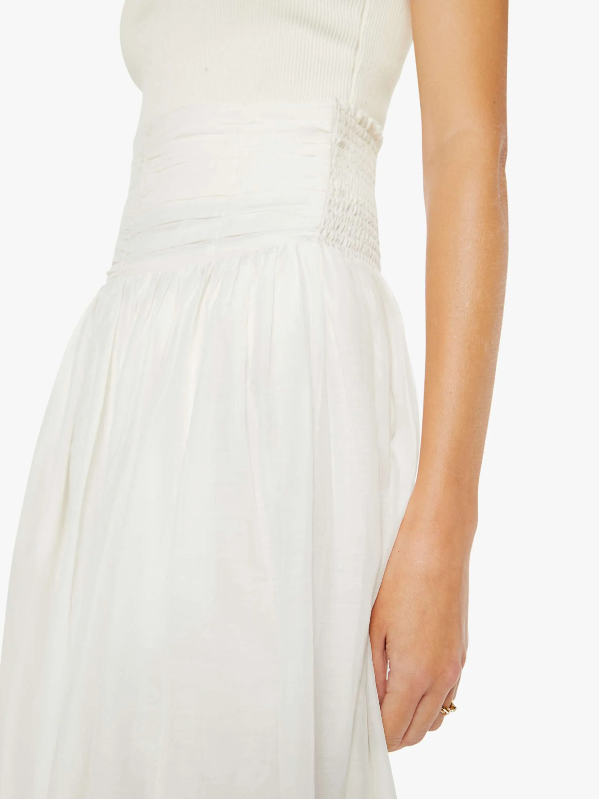 Maria Cher Kristel Skirt - Off White sold by MOTHER product image thumbnail 4