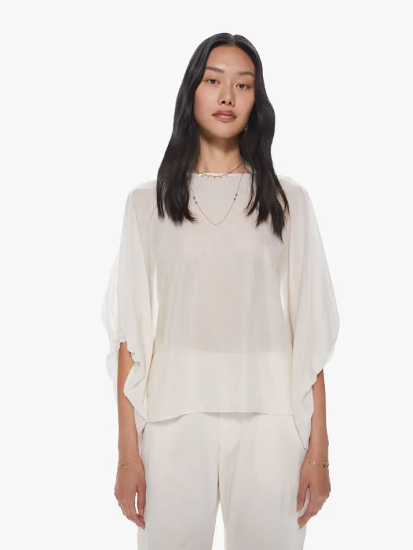 Elsa Esturgie Gloire Top - Ecru sold by MOTHER