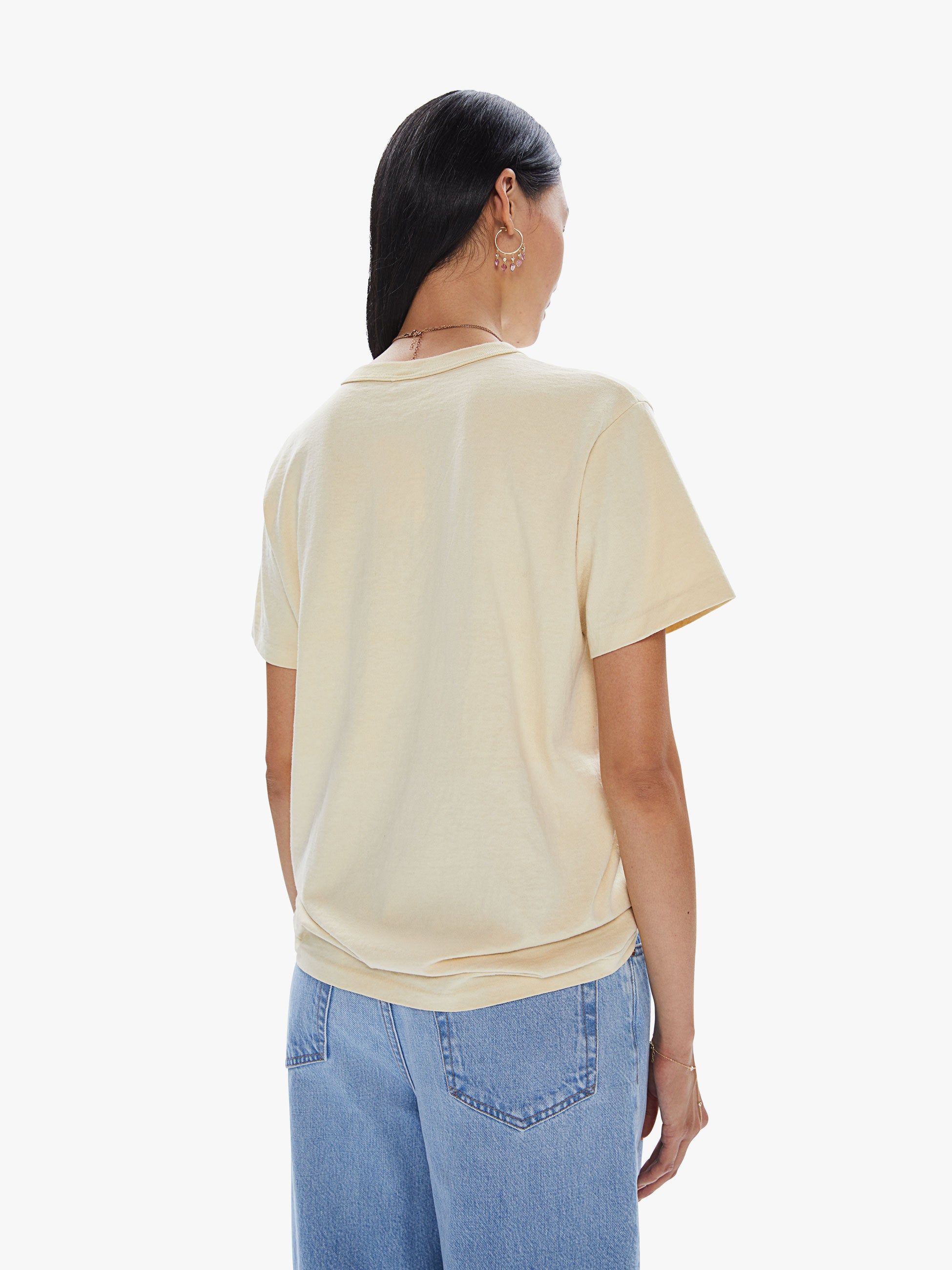 Velva Sheen S/S Crew Neck Tee - Nude sold by MOTHER product image thumbnail 4