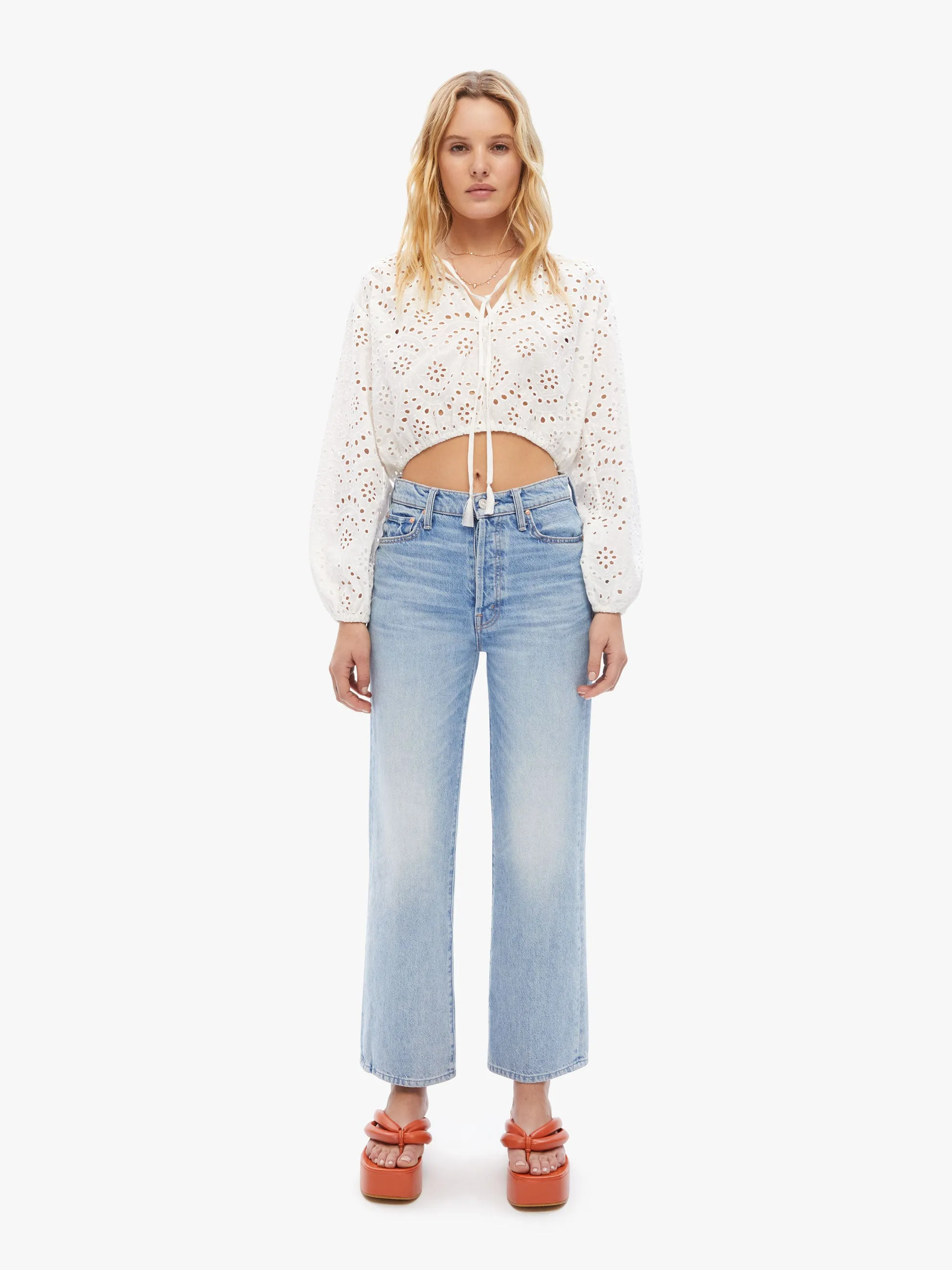 Natalie Martin Amelia Top - Salt sold by MOTHER product image thumbnail 5