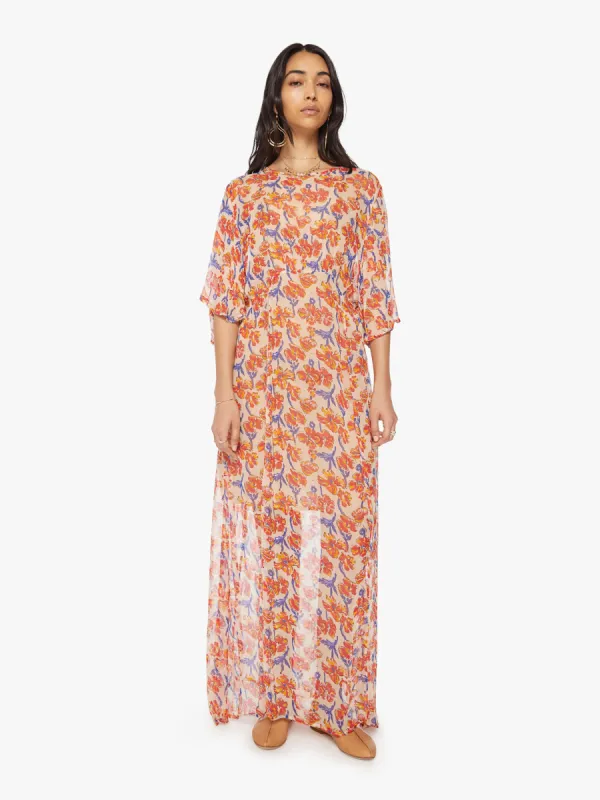 Natalie Martin Lily Dress - Water Color Clementine sold by MOTHER