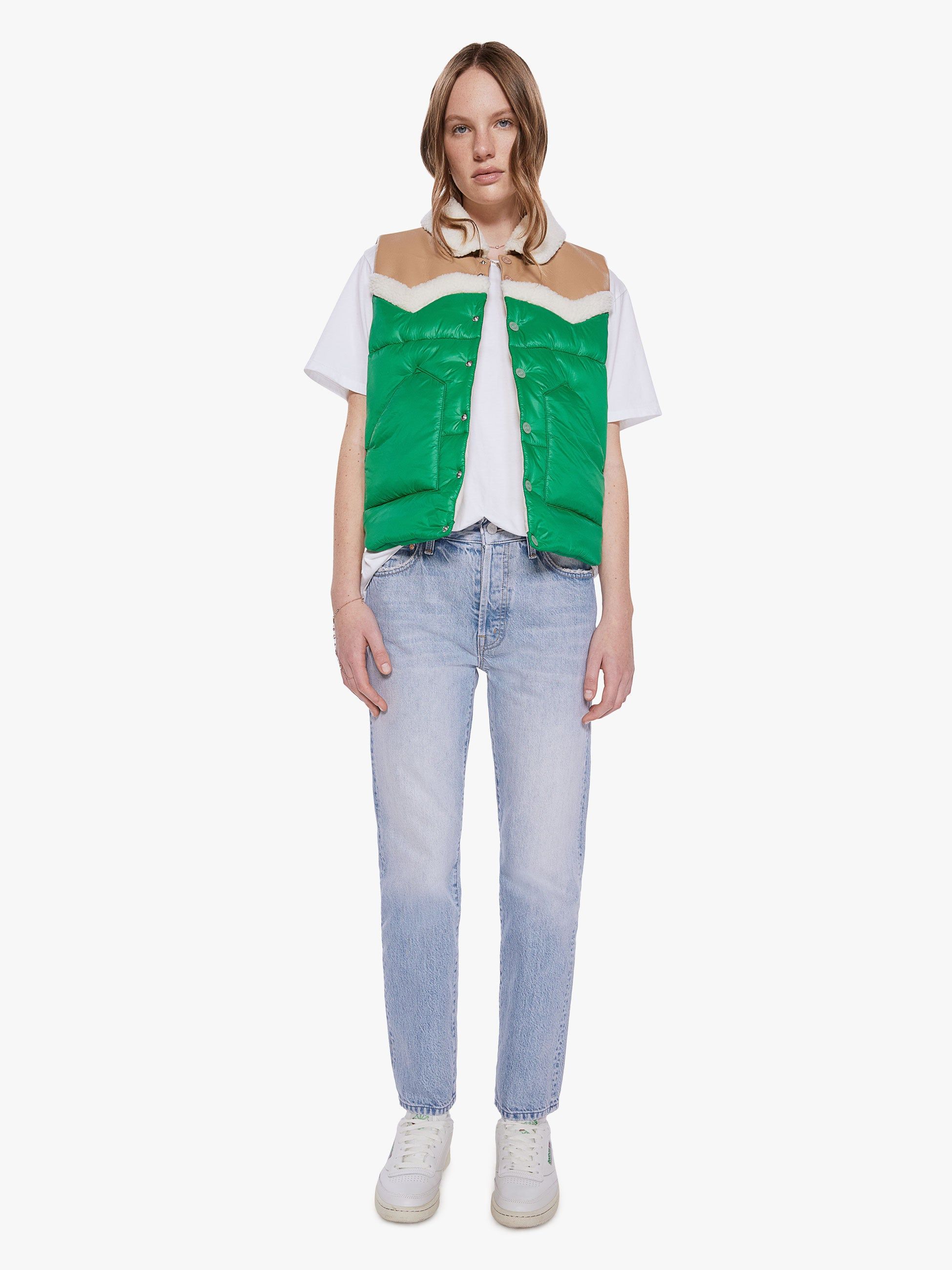 The Ol' West Puffer Vest - Bright Green sold by MOTHER product image thumbnail 5