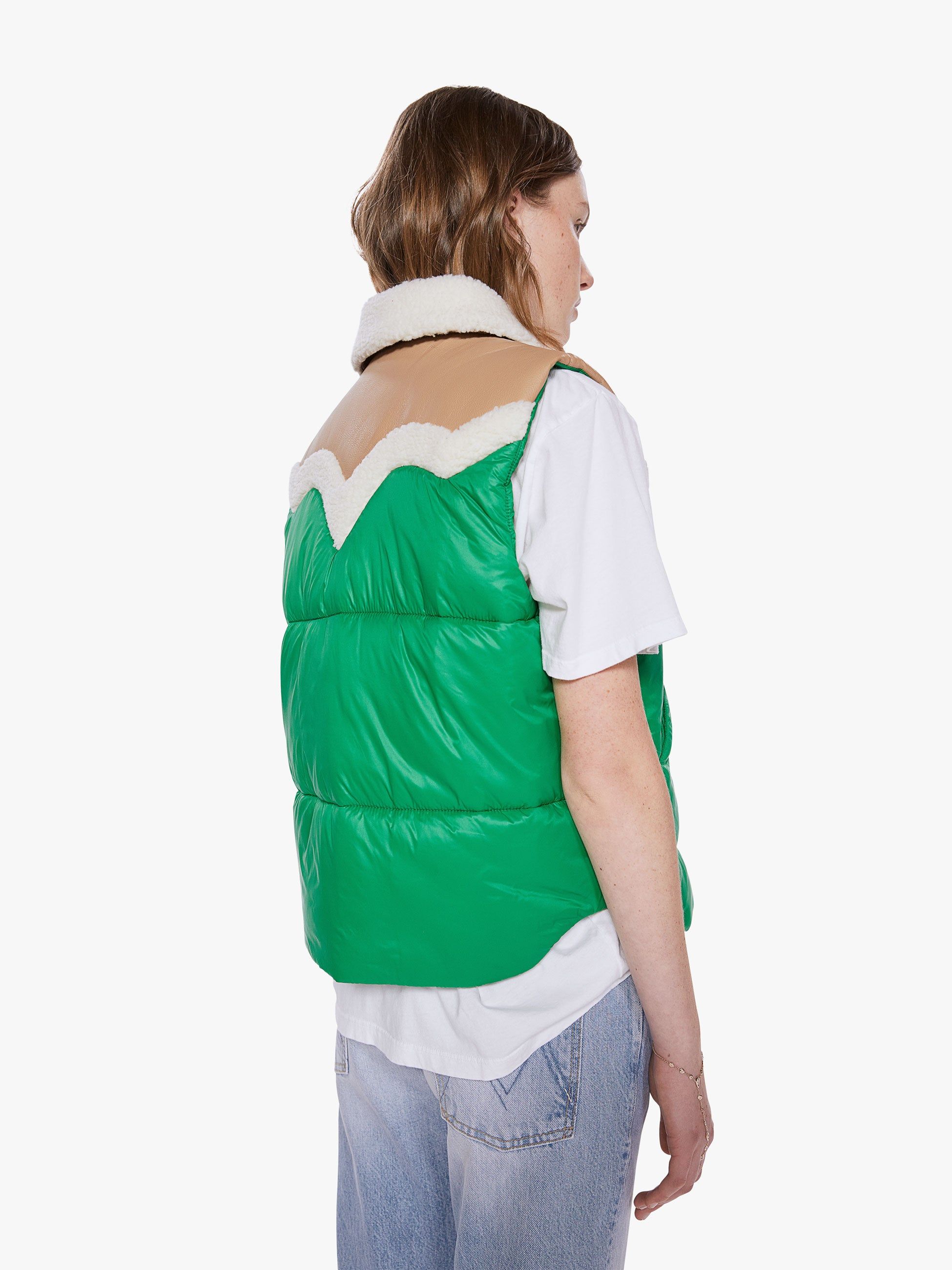 The Ol' West Puffer Vest - Bright Green sold by MOTHER product image thumbnail 4