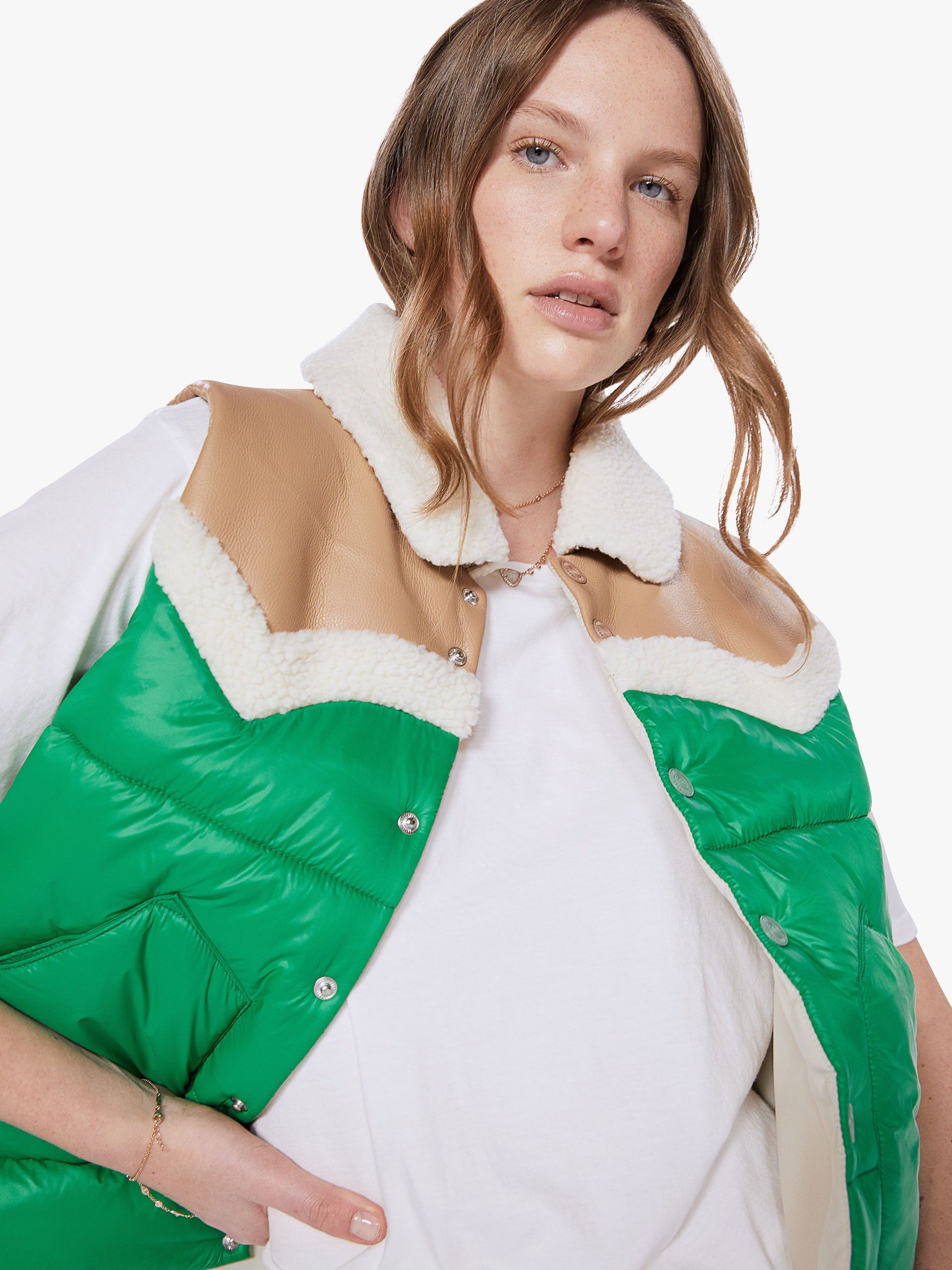 The Ol' West Puffer Vest - Bright Green sold by MOTHER product image thumbnail 6