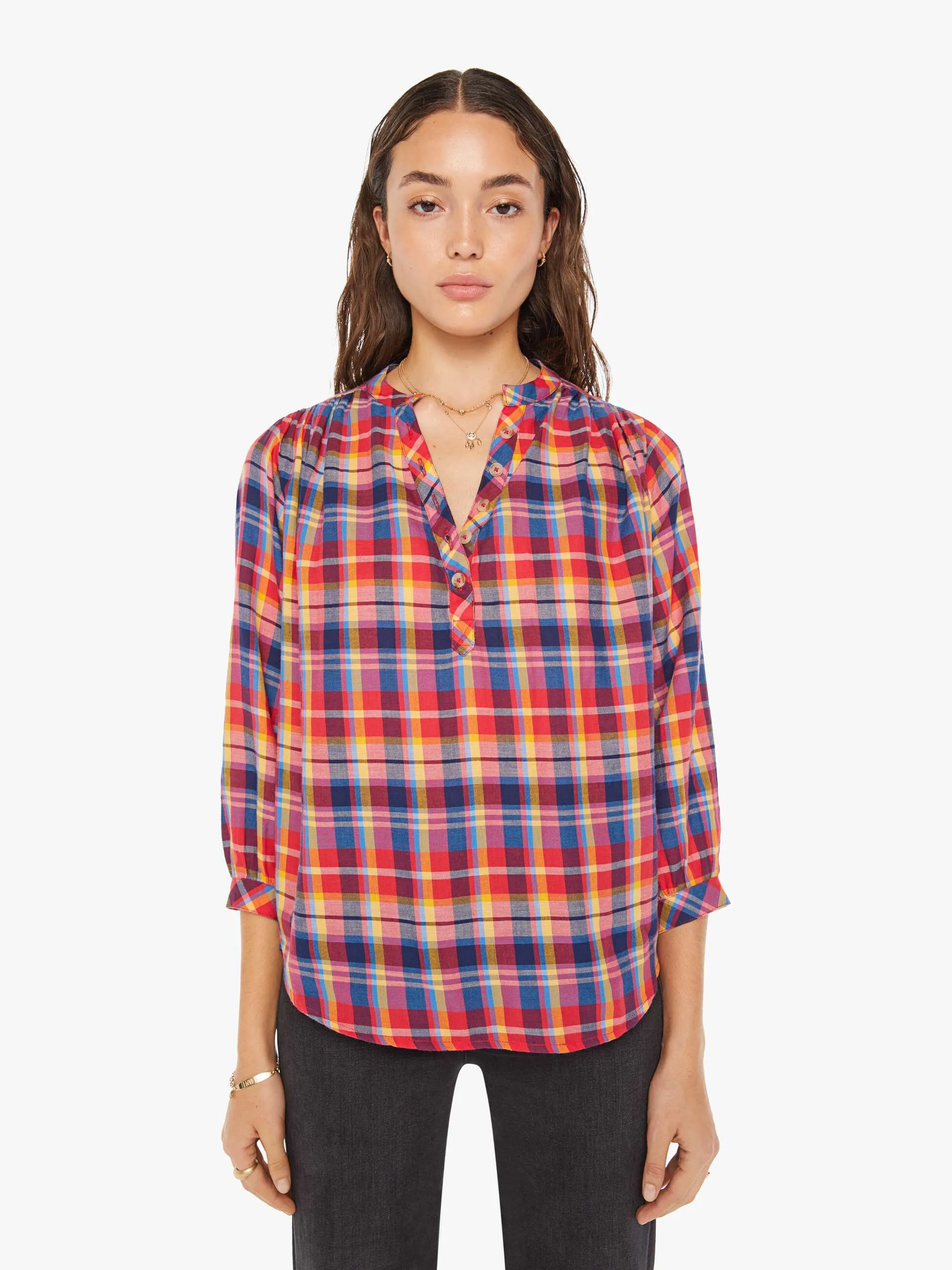 The Push Over Top - Rad Plaid sold by MOTHER