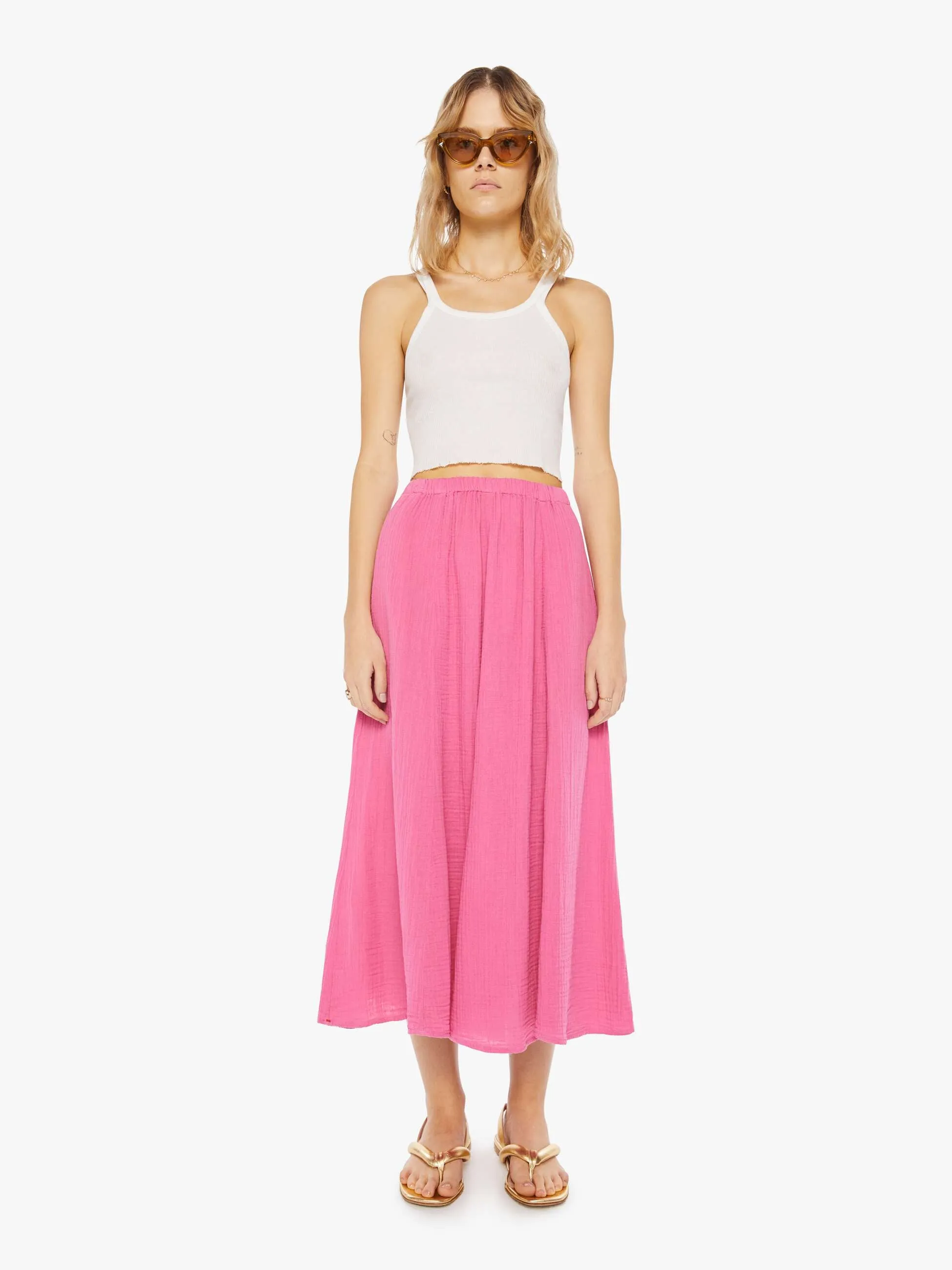 XiRENA Deon Skirt - Rose Lake sold by MOTHER