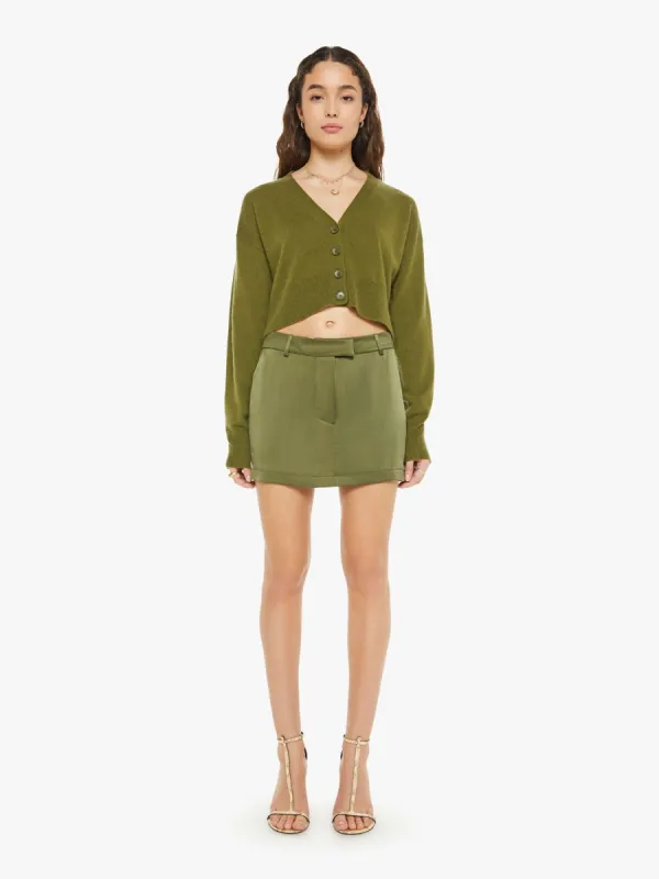 SABLYN Mora Mini Trouser Skirt - Olive made by Sablyn