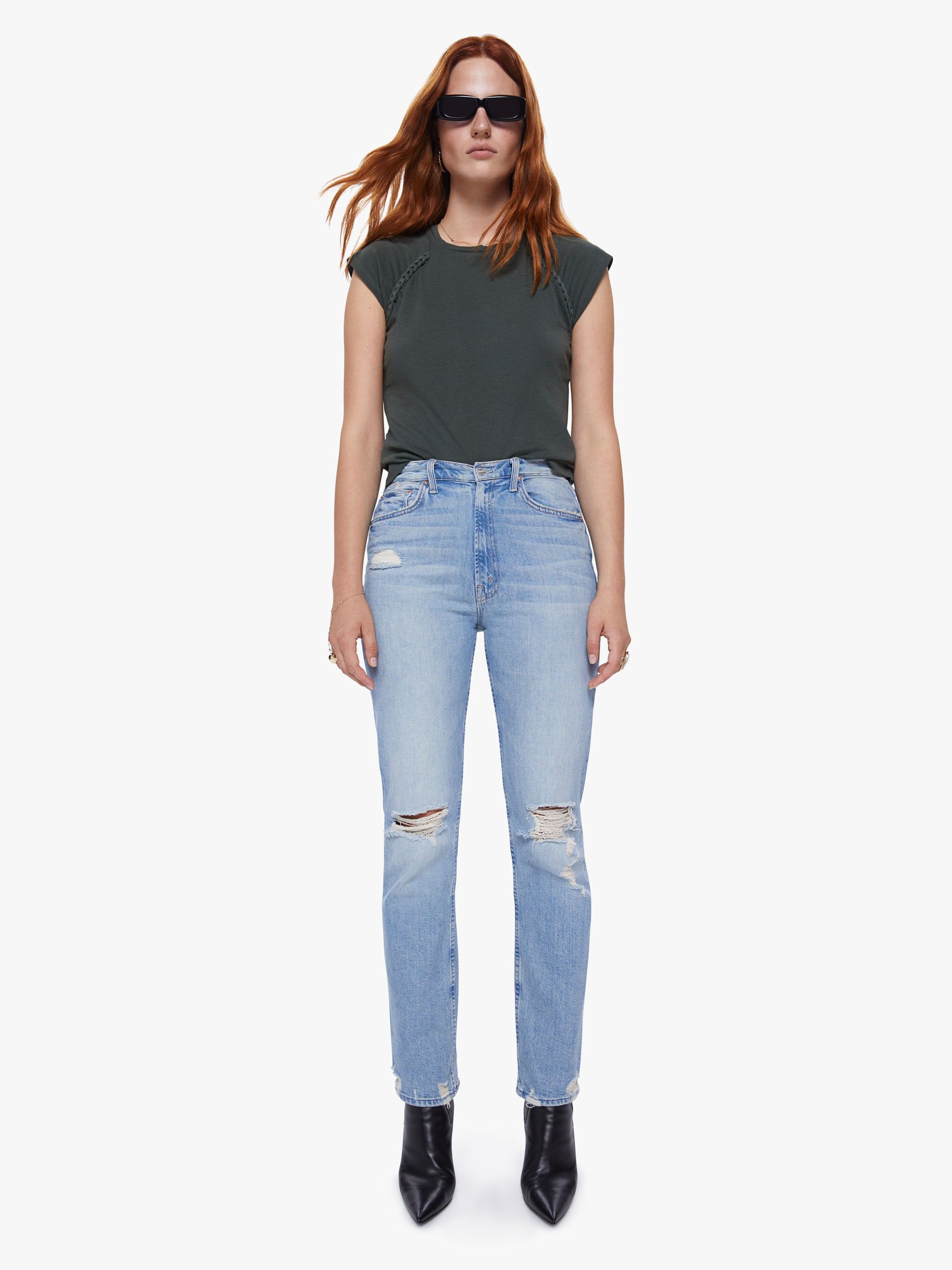 Noam Lara Tee - Bayleaf sold by MOTHER product image thumbnail 5
