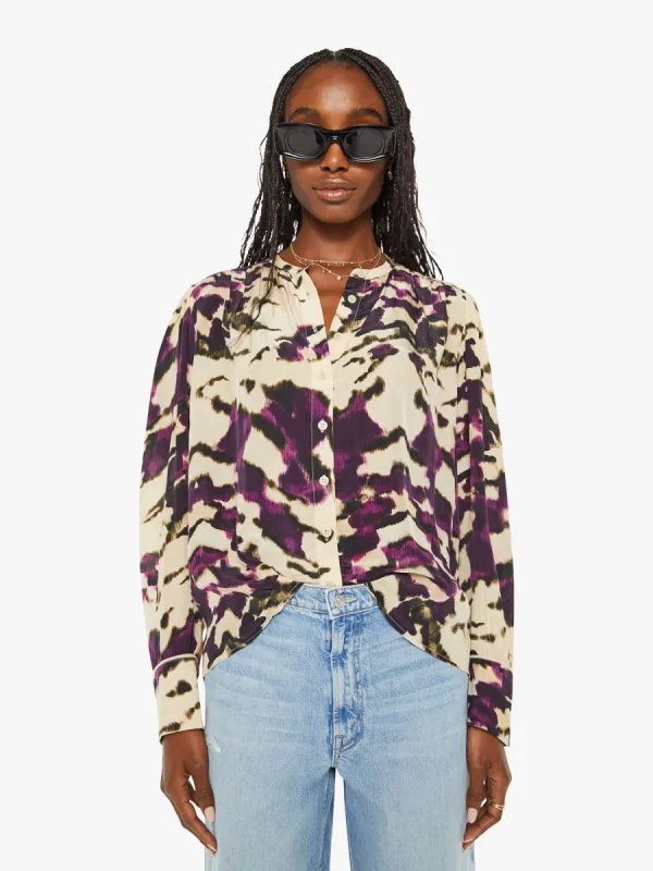 Maria Cher Celia Blouse - Wild Violet sold by MOTHER