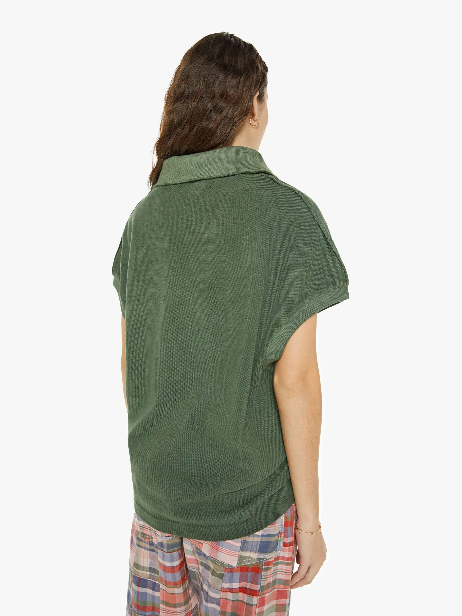 Dr. Collectors Alligator Sleeveless Polo - Military Green sold by MOTHER product image thumbnail 4