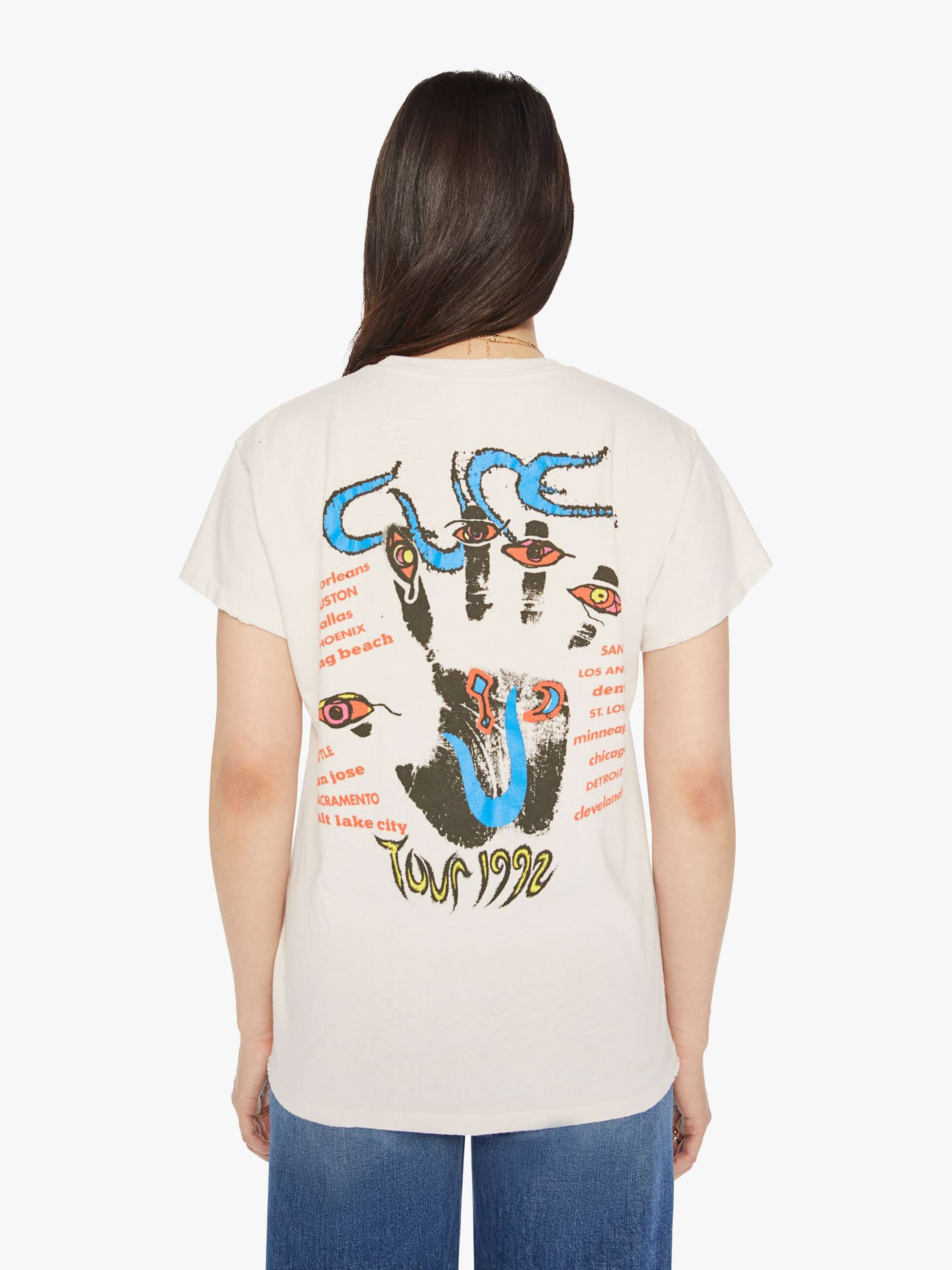 MadeWorn The Cure 92 Tee - Vintage White sold by MOTHER product image thumbnail 4