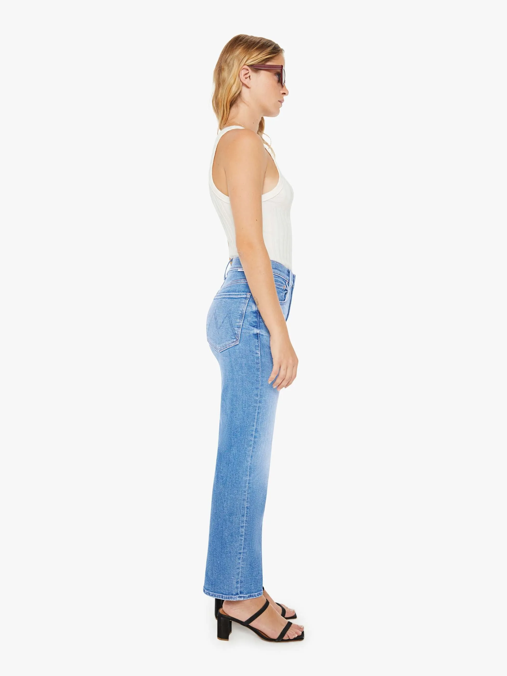 PETITES The Lil Zip Rambler Flood - Out Of The Blue sold by MOTHER product image thumbnail 3