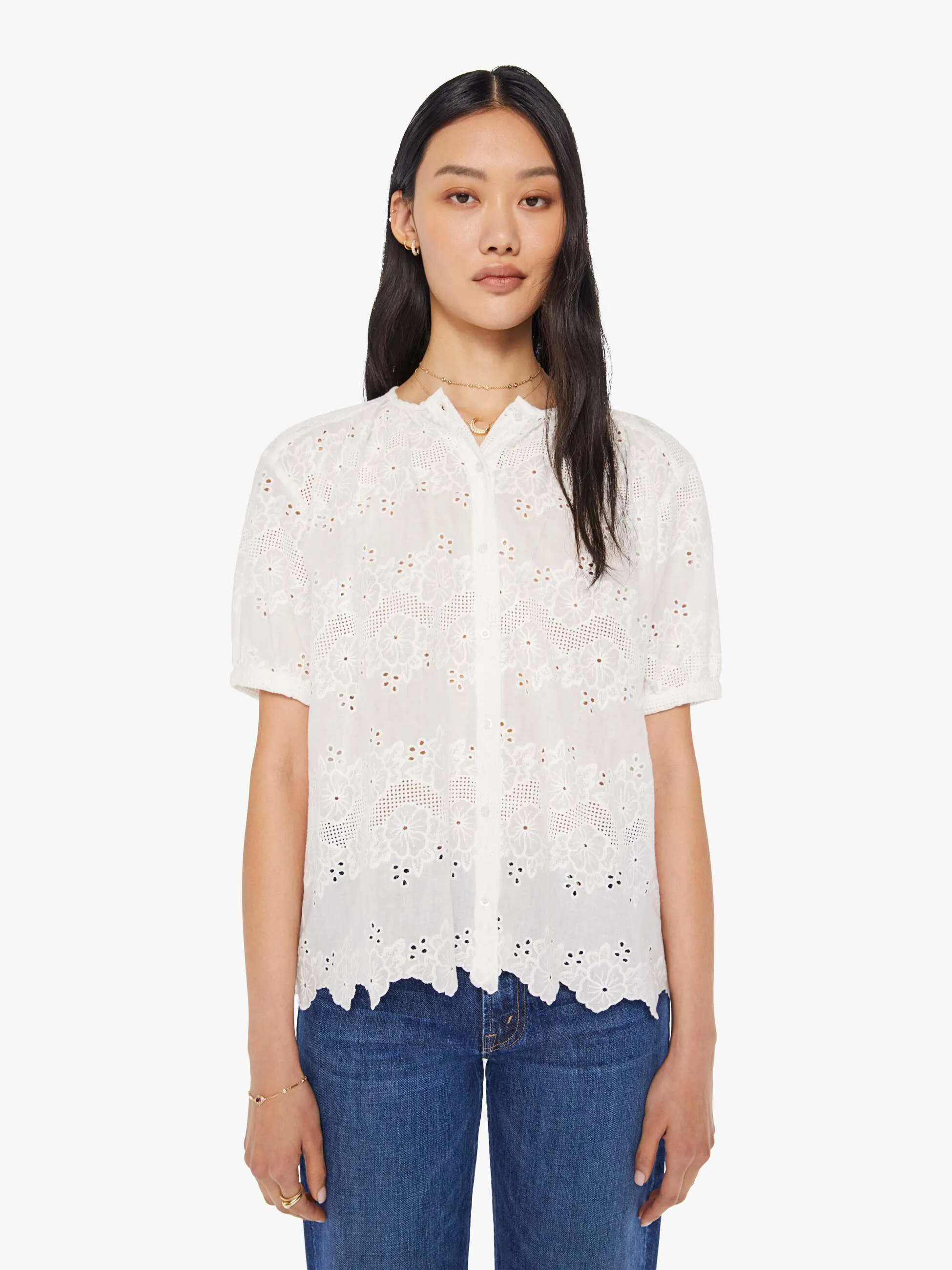 Natalie Martin Violet Top - Geranium Milk sold by MOTHER product image thumbnail 2