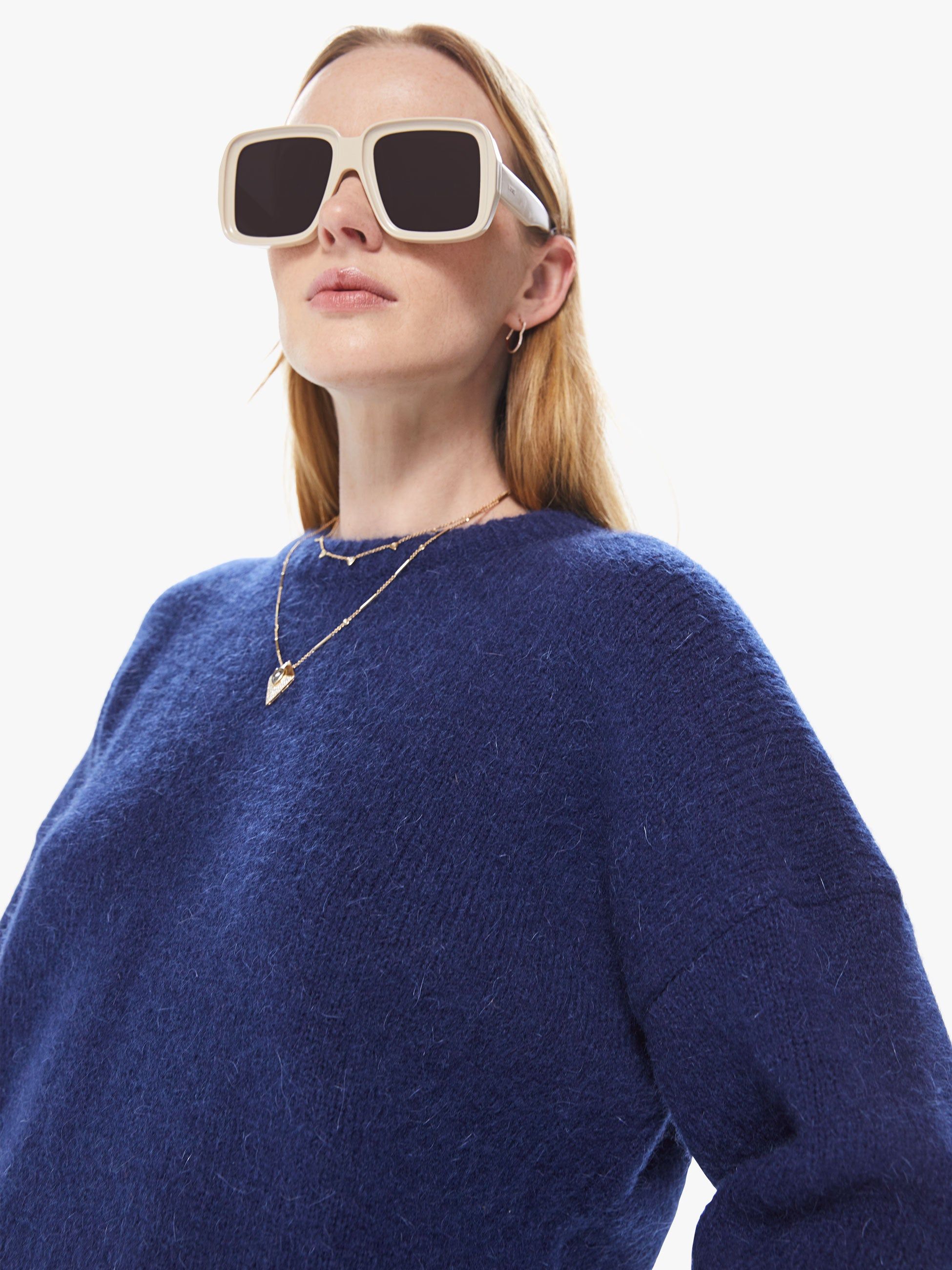 La Paz Delgado Sweater - Blue sold by MOTHER product image thumbnail 6