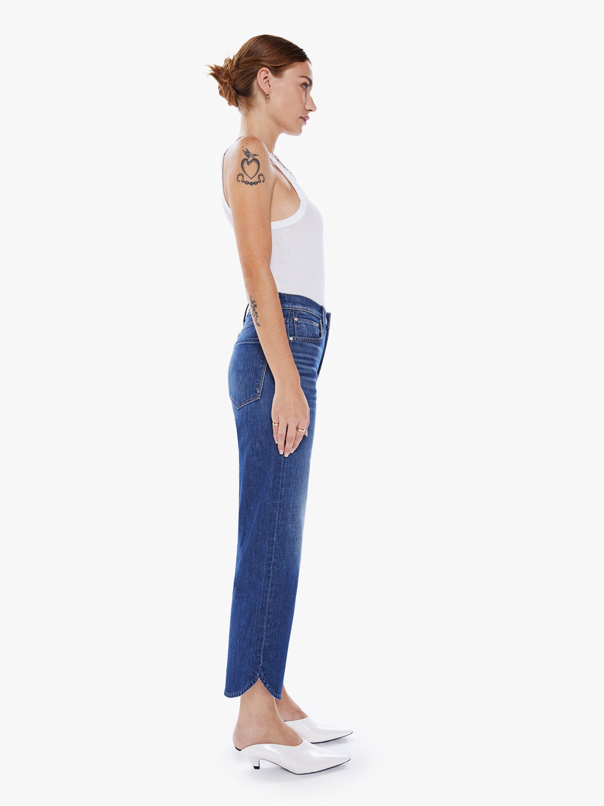 The Rambler Zip Matinee Ankle - Let's Wine About It sold by MOTHER product image thumbnail 3