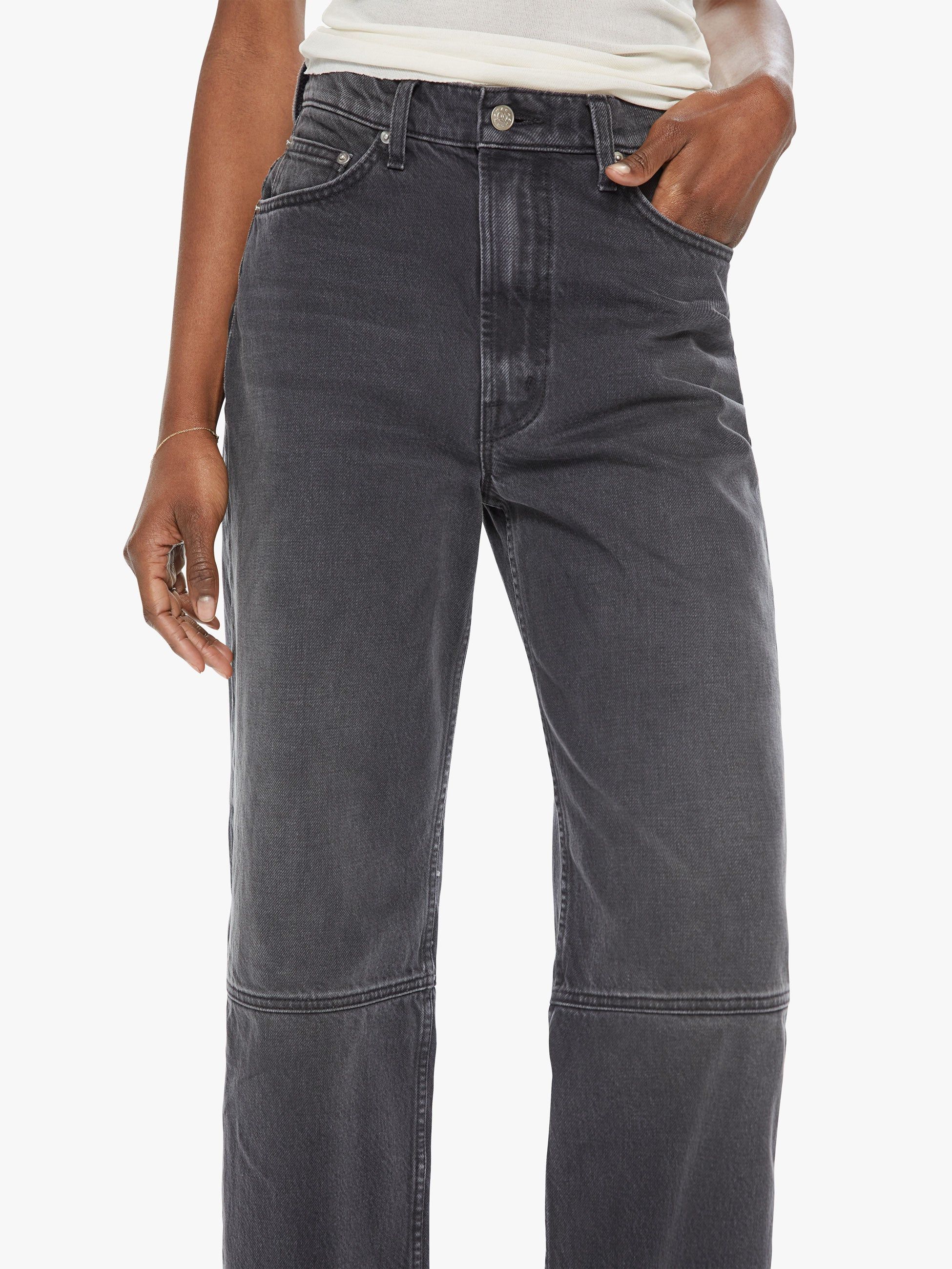 SNACKS! High Waisted Double Stack Seam Ankle - Mouthwatering sold by MOTHER product image thumbnail 6