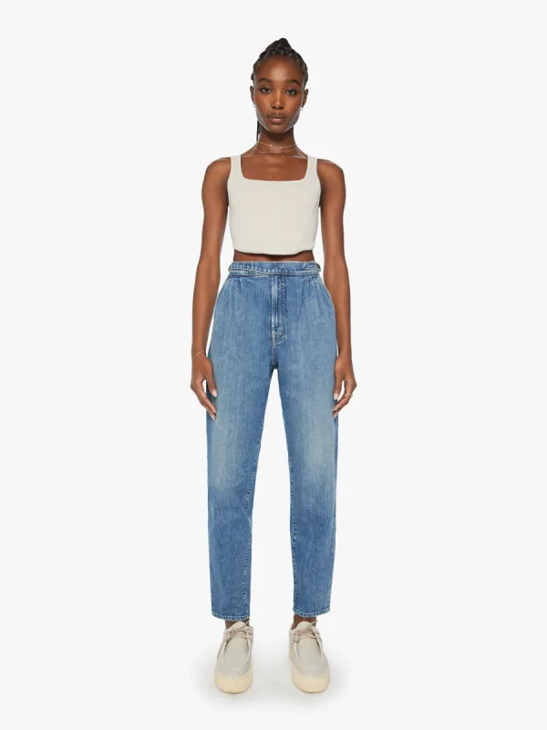 High Waisted Pleated Popular Prep Hover - Horsin' Around made by MOTHER