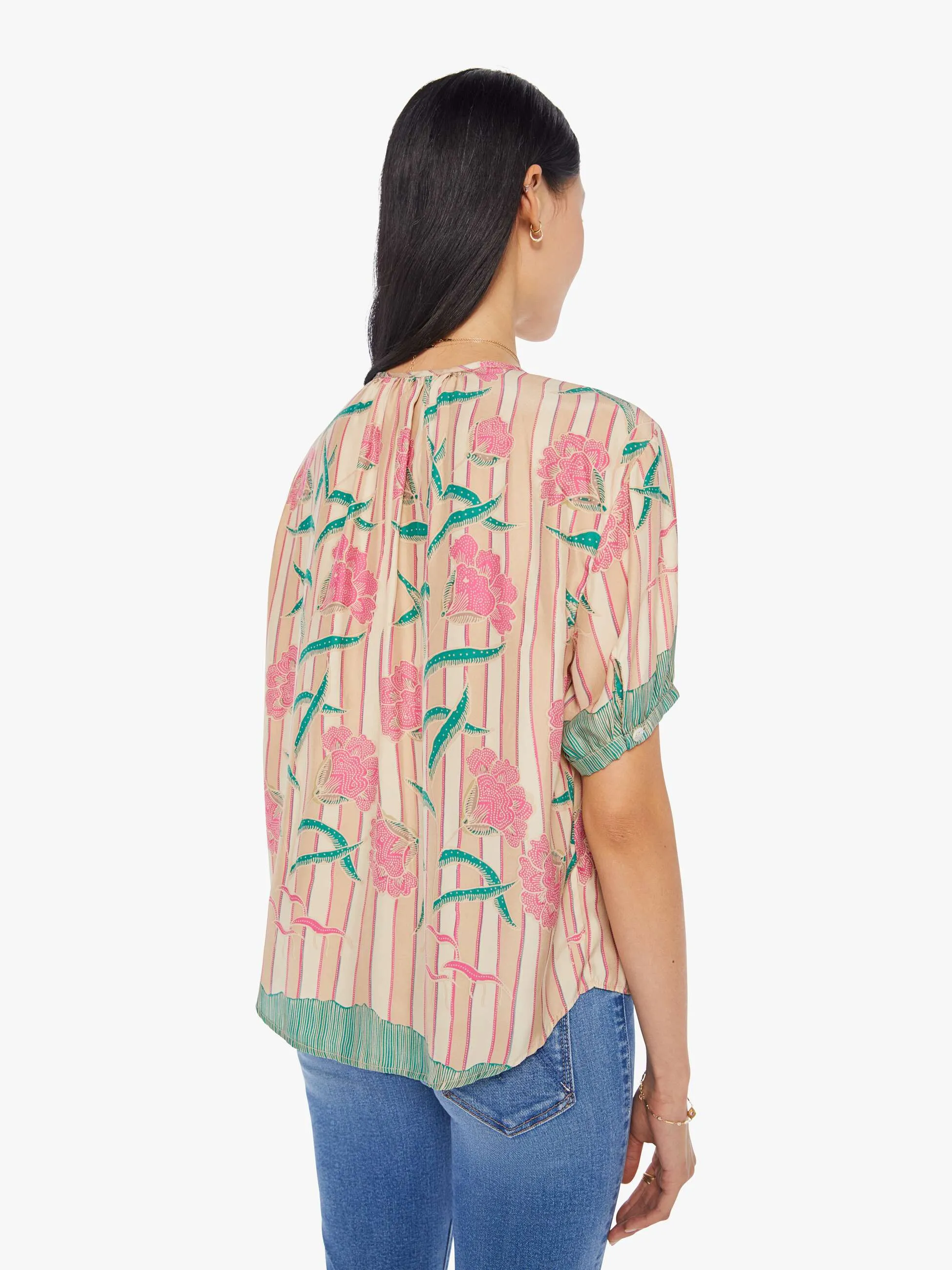 Natalie Martin Violet Top - Chamomile Rose sold by MOTHER product image thumbnail 4