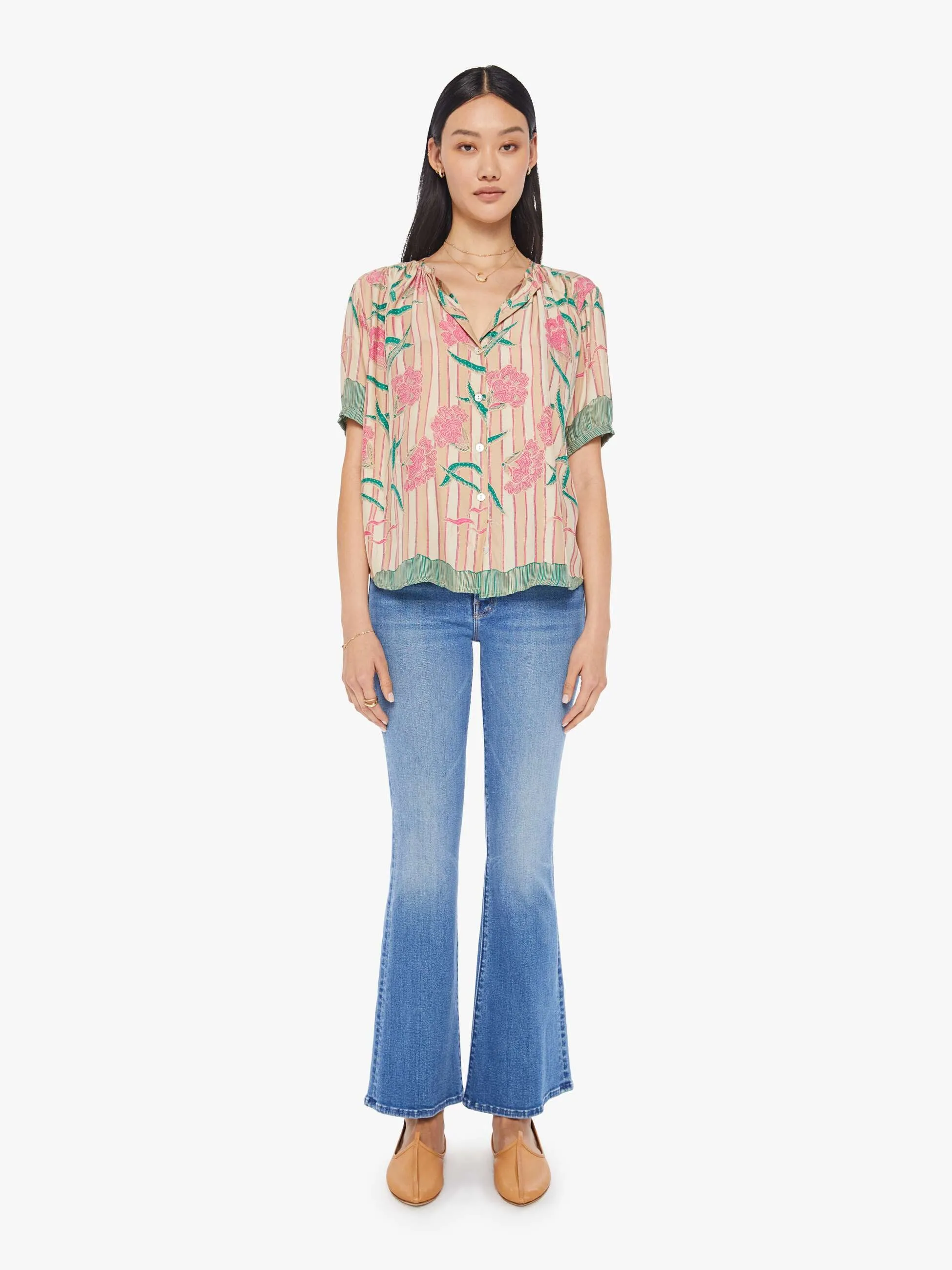 Natalie Martin Violet Top - Chamomile Rose sold by MOTHER product image thumbnail 5