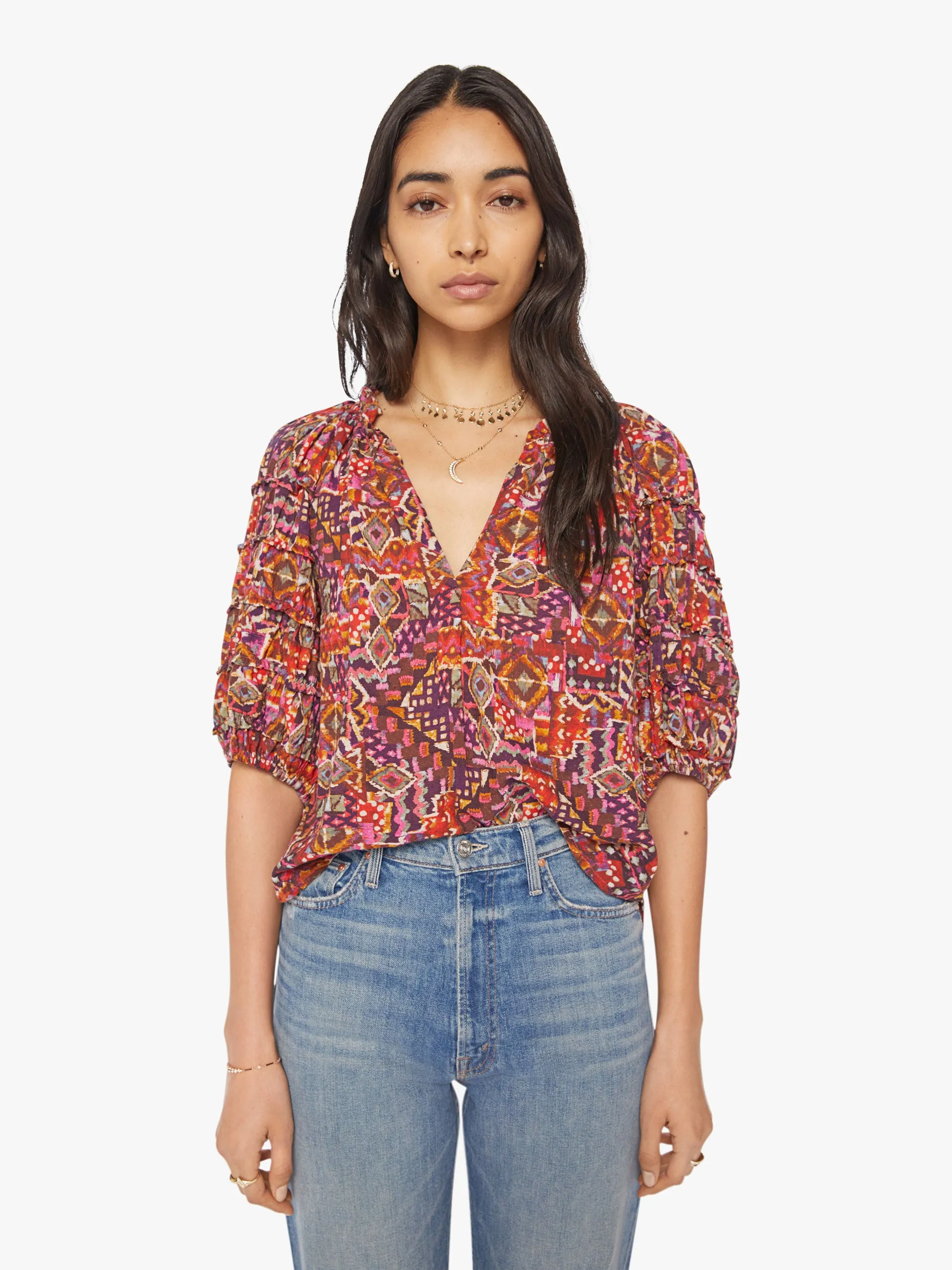 XiRENA Lucia Top - Kaleidoscope sold by MOTHER