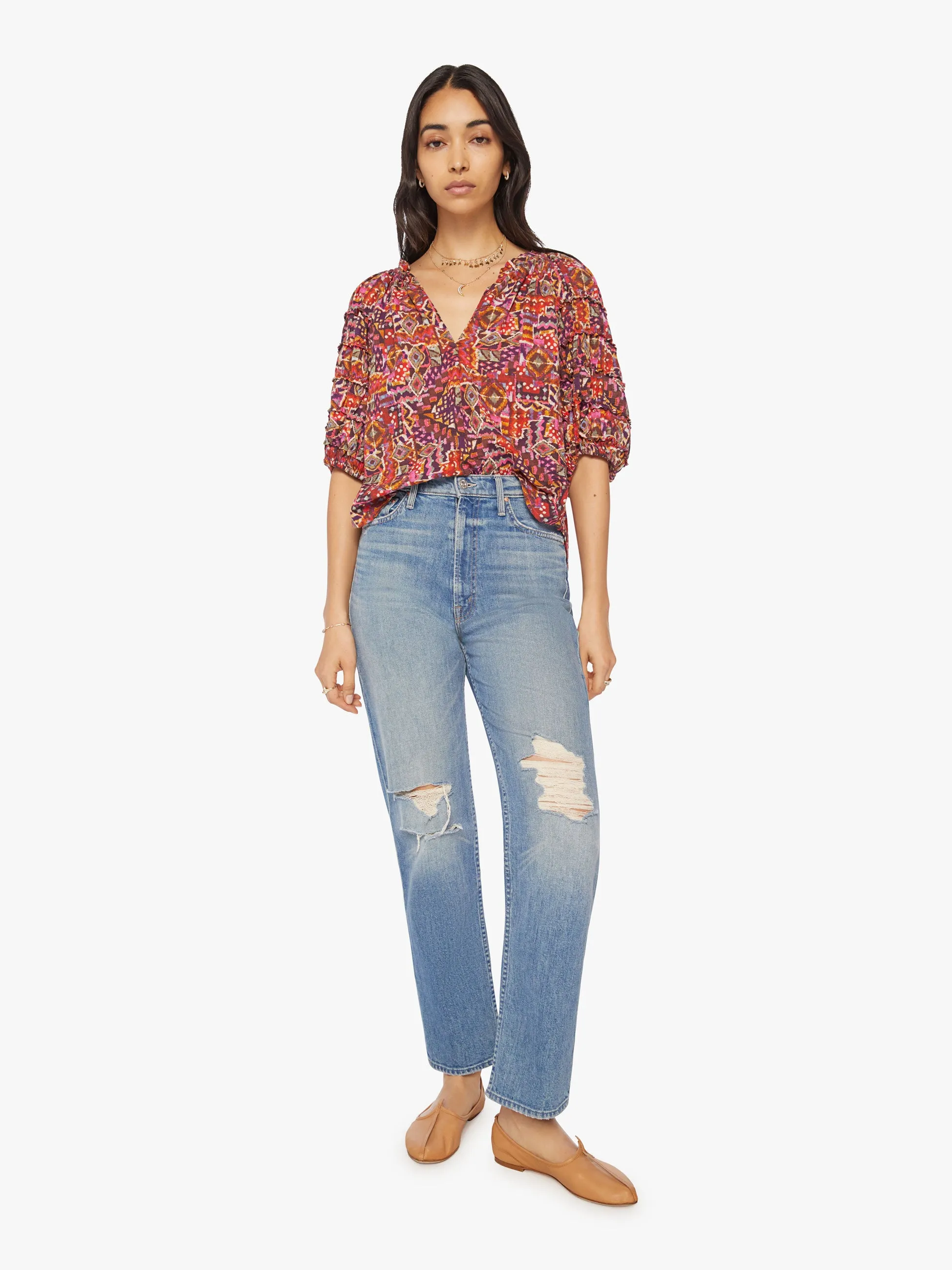 XiRENA Lucia Top - Kaleidoscope sold by MOTHER product image thumbnail 5