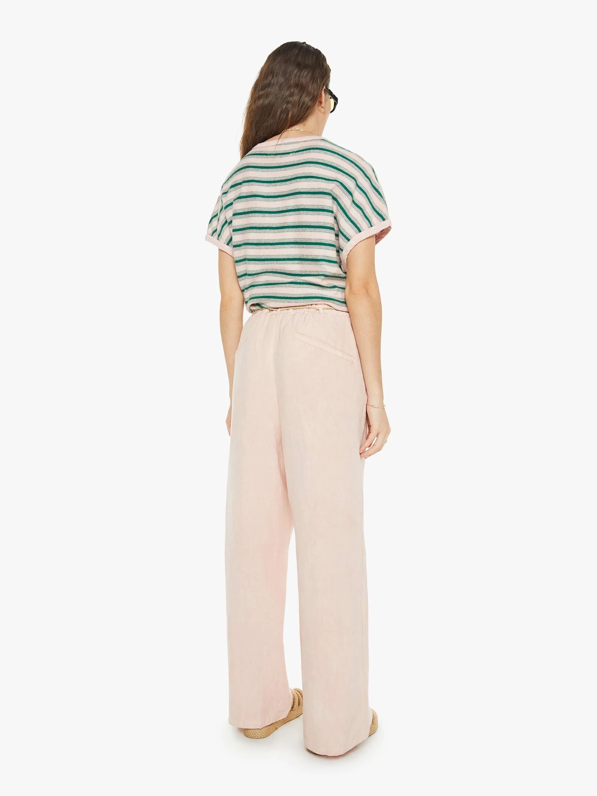 Dr. Collectors P73 Flare Pleated Pant - Rose sold by MOTHER product image thumbnail 4