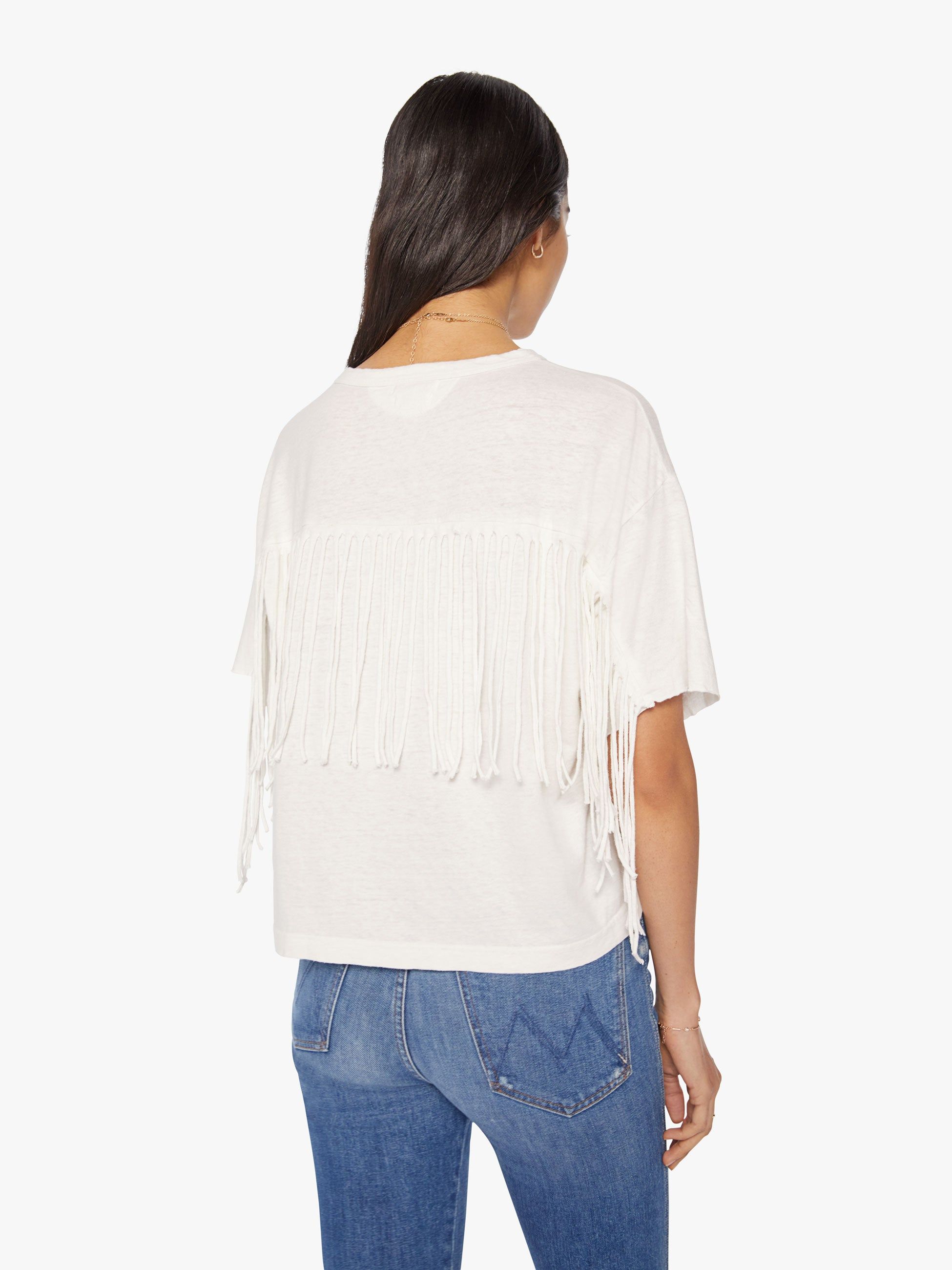 Dr. Collectors Model Rodeo Crop T - Off-White sold by MOTHER