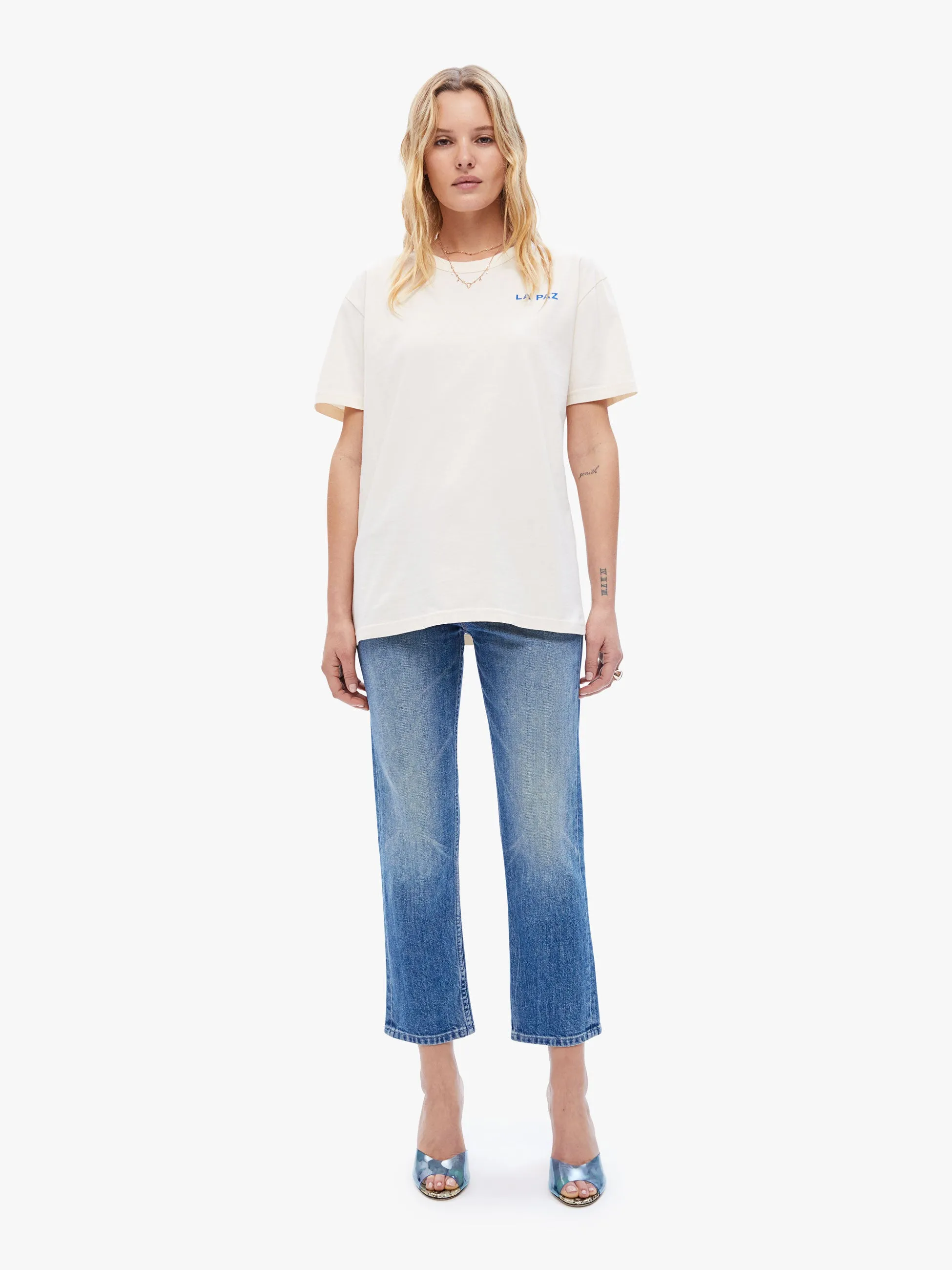 La Paz Guerreiro Tee - Blue Circle sold by MOTHER product image thumbnail 5
