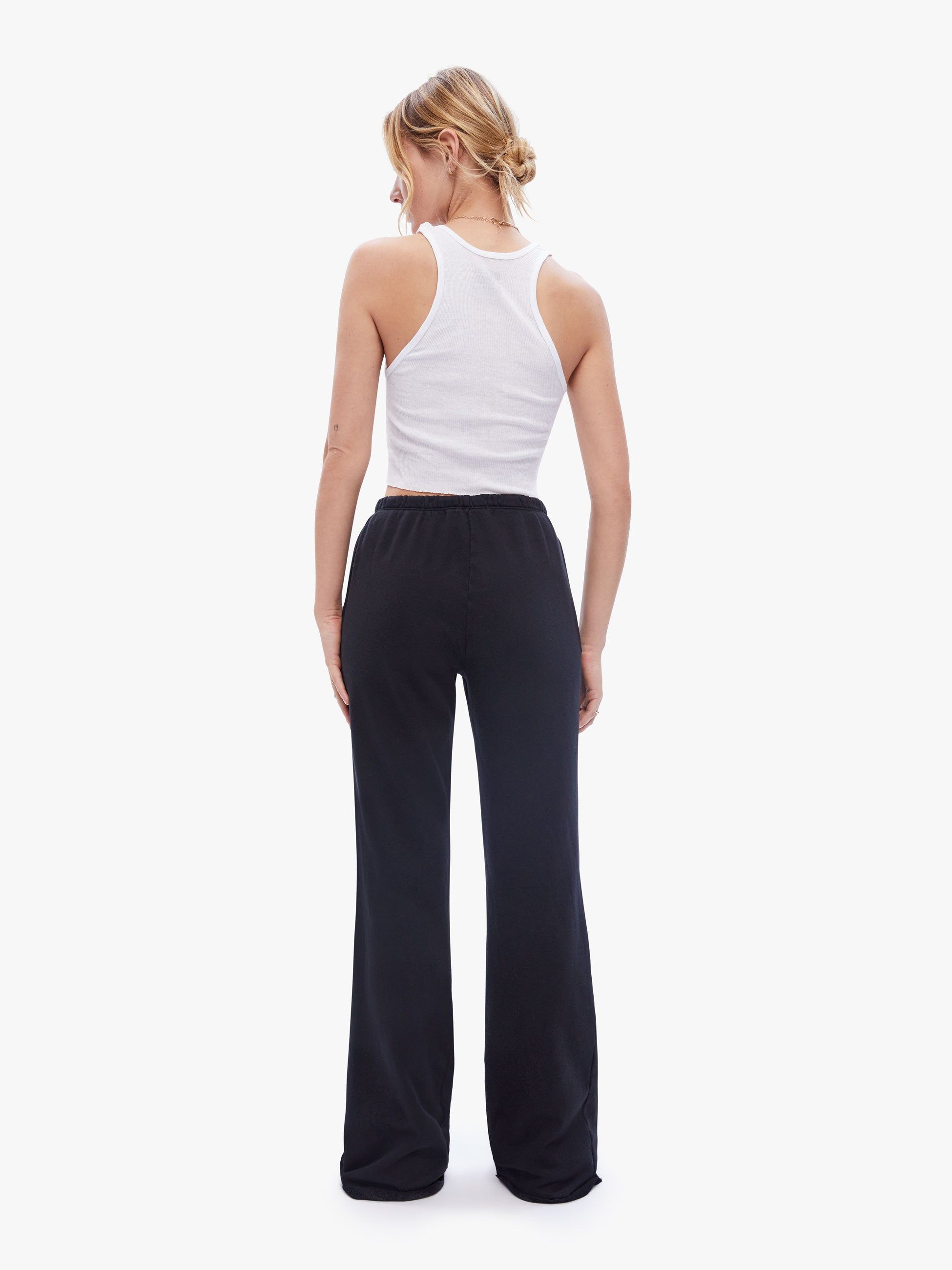 SPRWMN Straight Leg Sweatpant - Black sold by MOTHER product image thumbnail 3