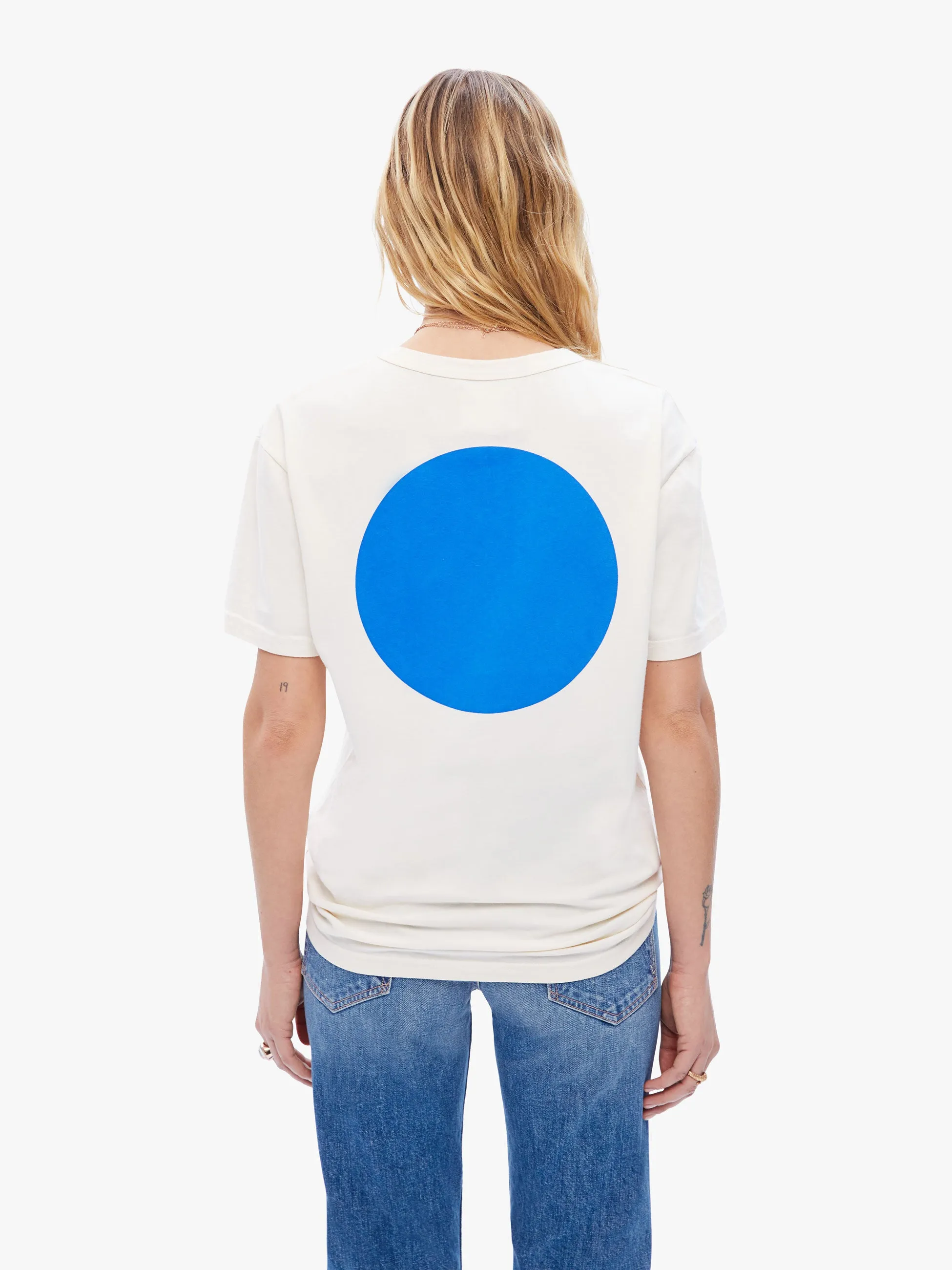 La Paz Guerreiro Tee - Blue Circle sold by MOTHER product image thumbnail 4
