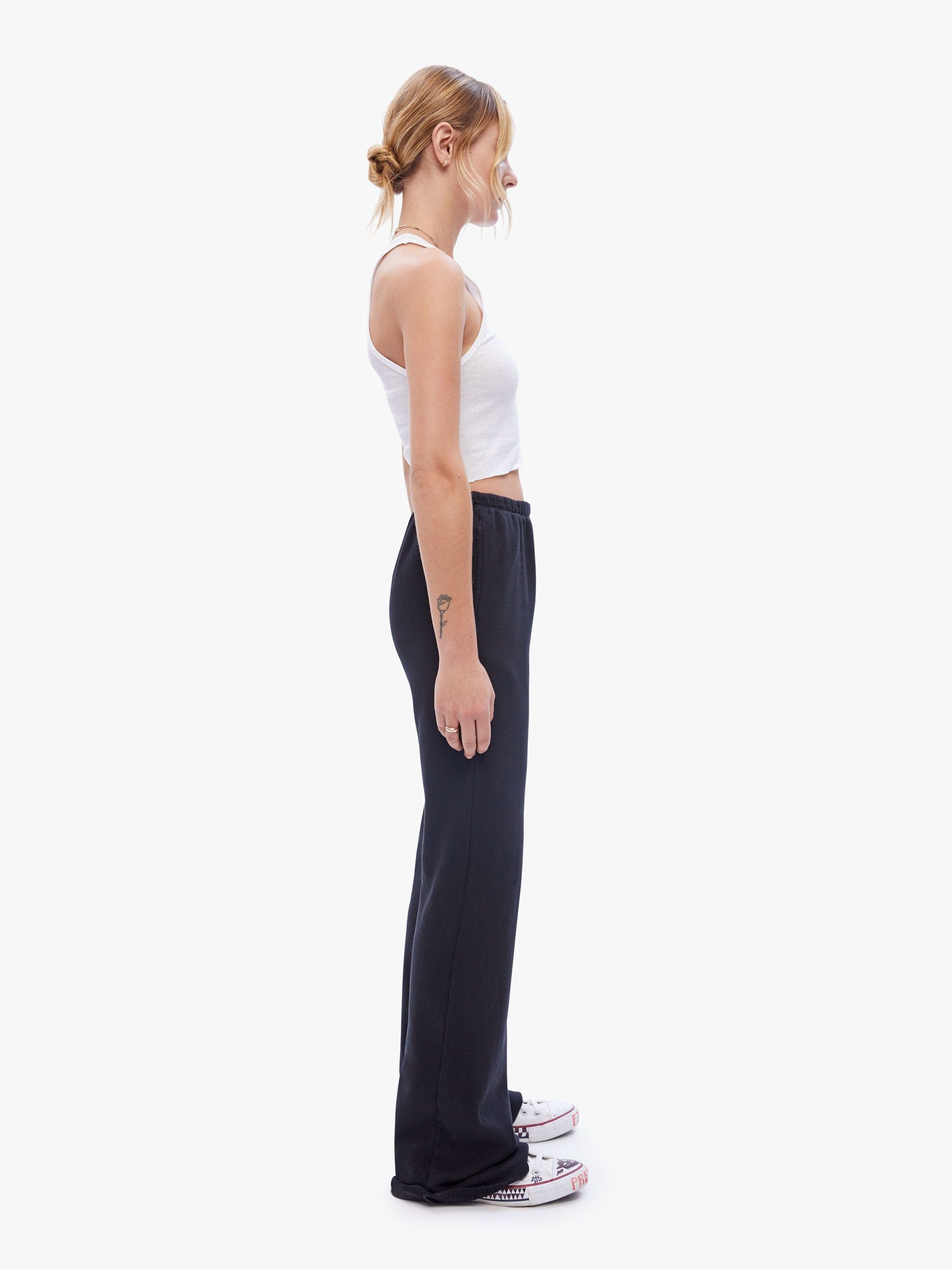 SPRWMN Straight Leg Sweatpant - Black sold by MOTHER product image thumbnail 2