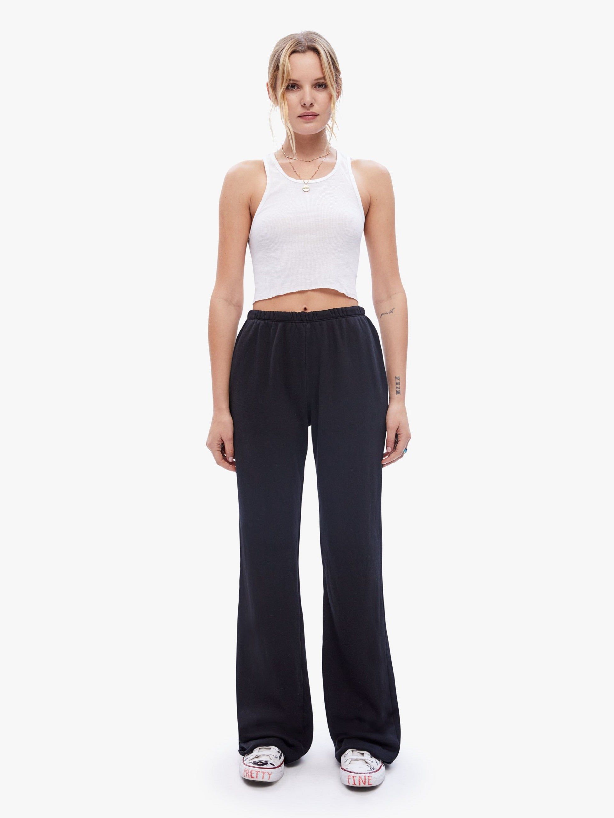 SPRWMN Straight Leg Sweatpant - Black sold by MOTHER