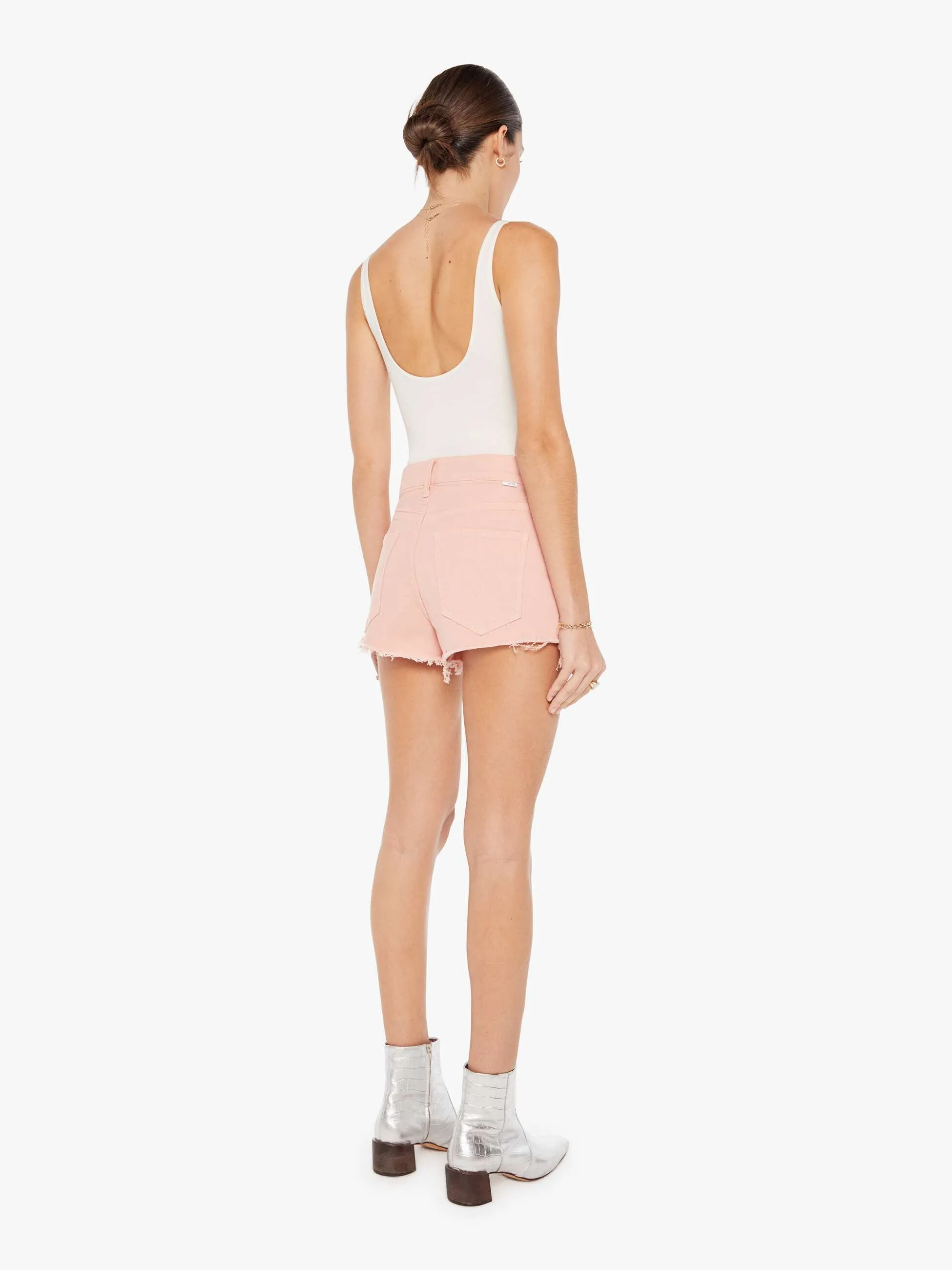 The Dodger Short Short Fray - Peach Parfait sold by MOTHER product image thumbnail 4