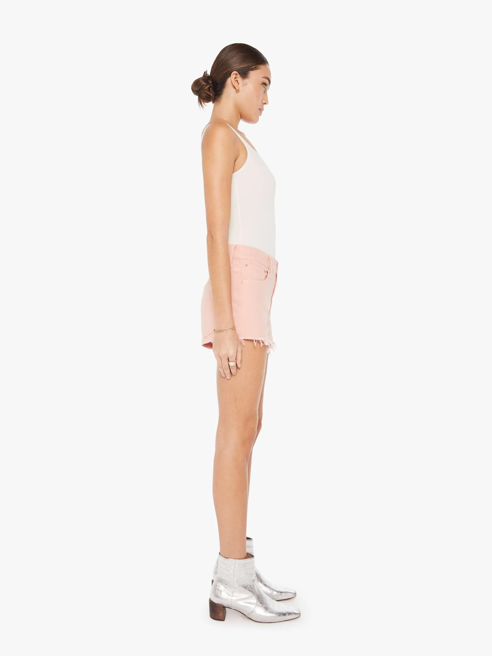 The Dodger Short Short Fray - Peach Parfait sold by MOTHER product image thumbnail 3