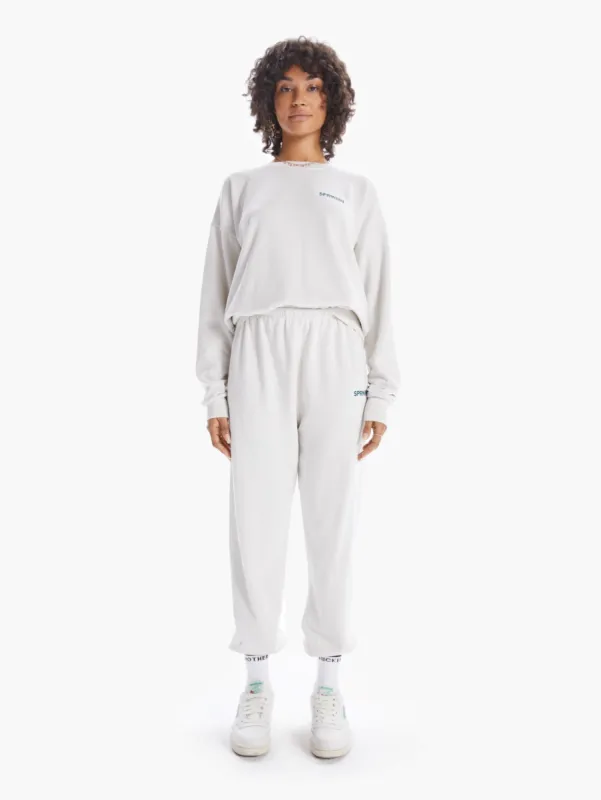 SPRWMN Tiny Logo Sweatpant - Off White sold by MOTHER