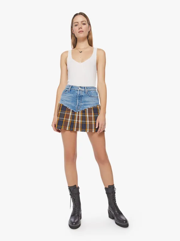 The Fluff And Fold Mini Skirt - A Punk & A Farmer Walk Into A Bar made by MOTHER