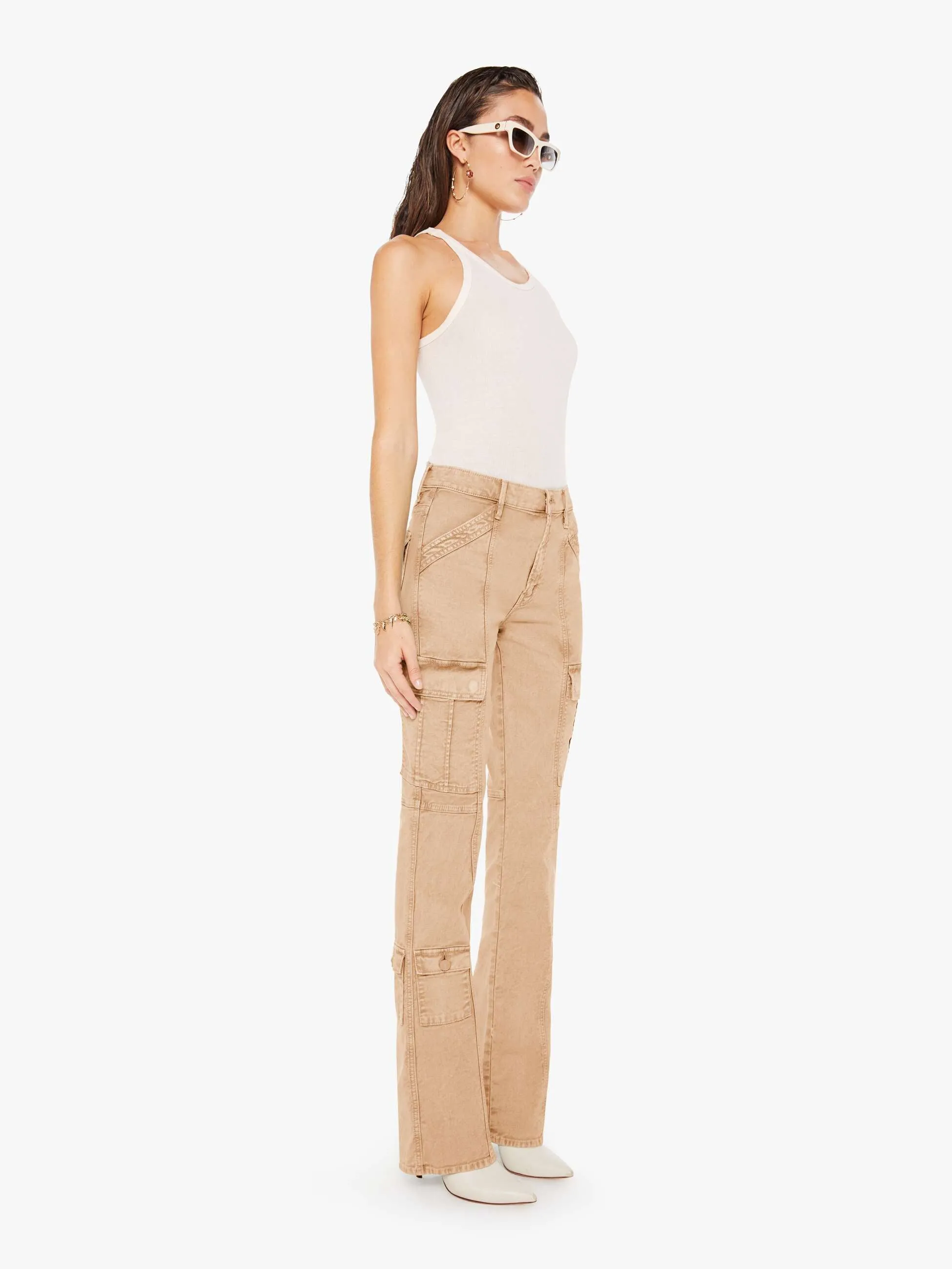 The Swiss Army Desperado Heel - Tan sold by MOTHER