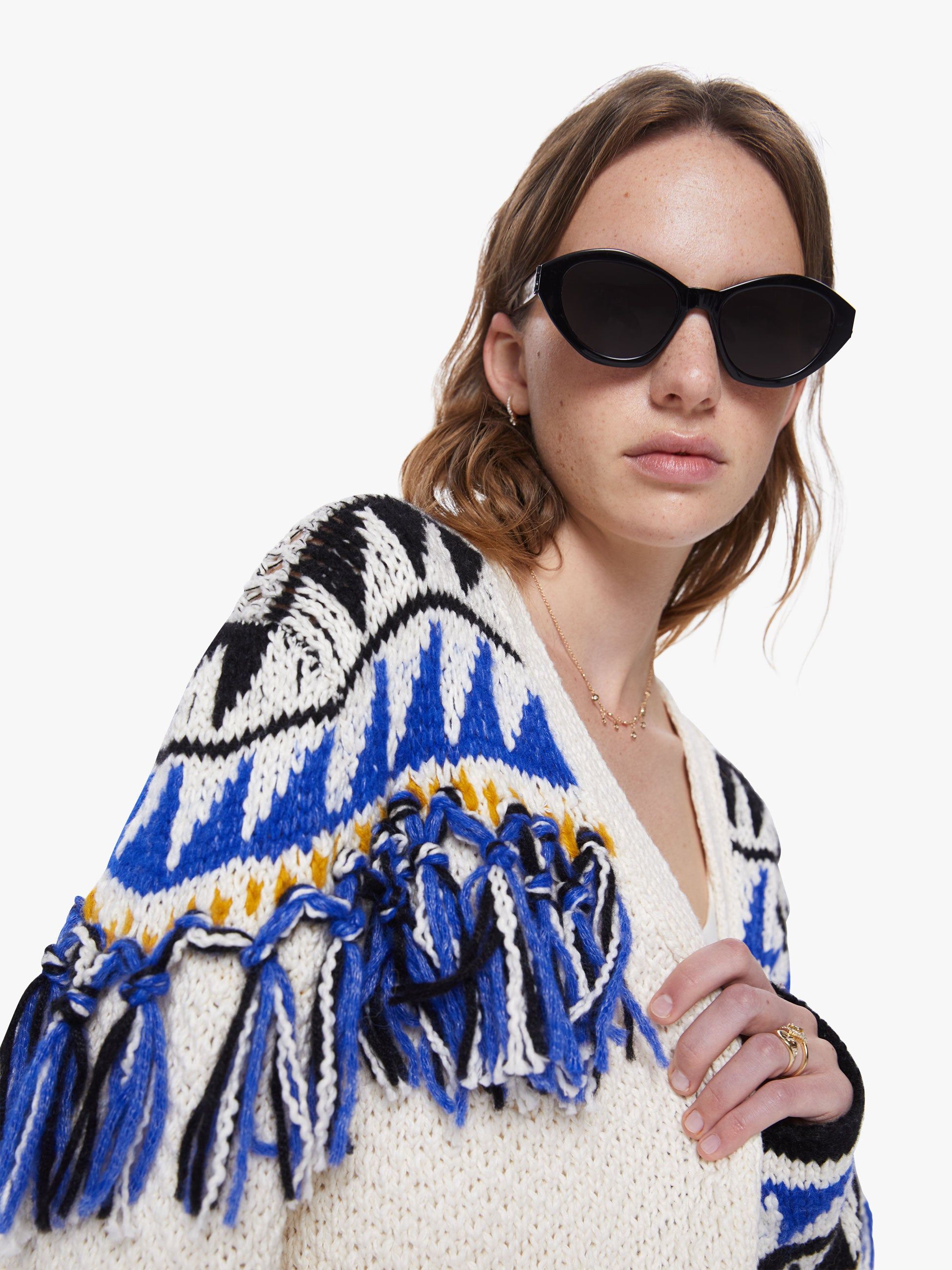 The Fringe Cardigan - The Tassel Is Worth The Hassle sold by MOTHER product image thumbnail 5