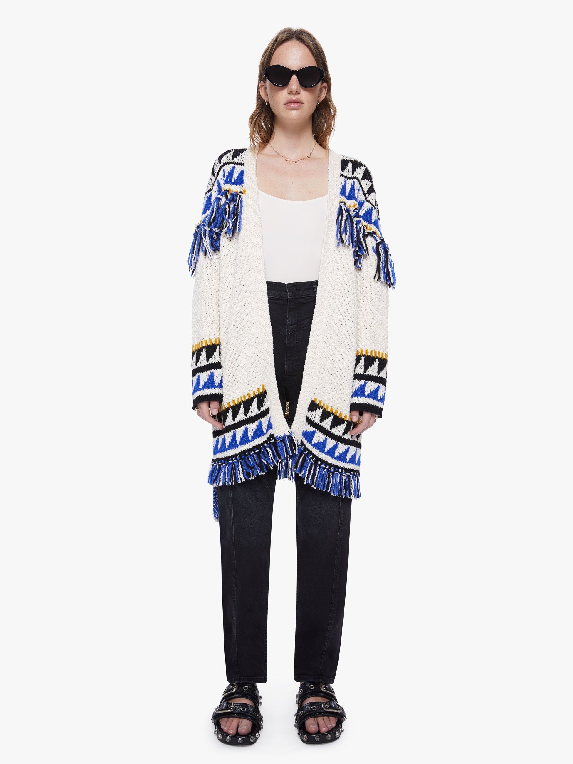 The Fringe Cardigan - The Tassel Is Worth The Hassle sold by MOTHER