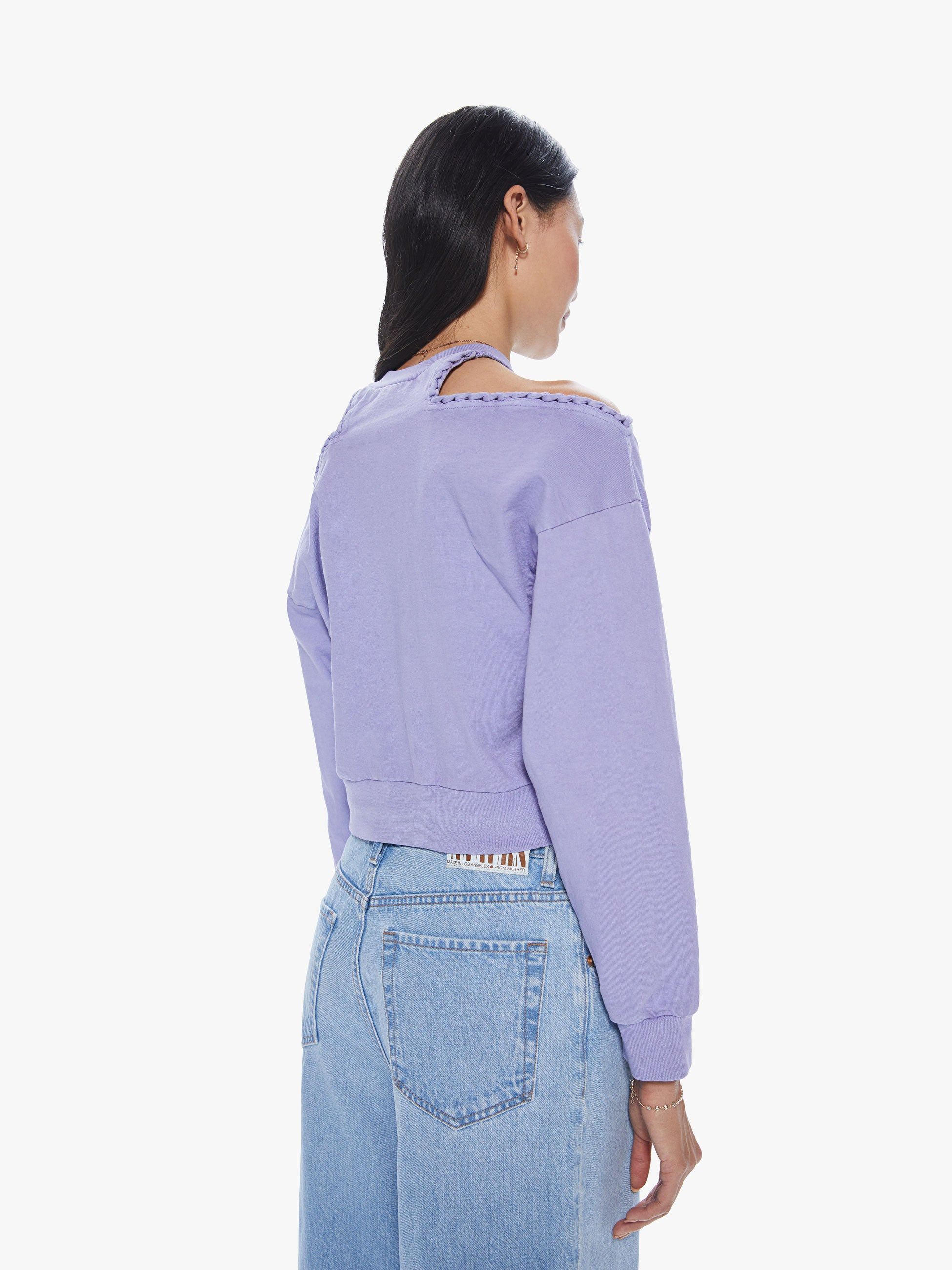 Noam Caria Sweatshirt - Lavender Fade sold by MOTHER product image thumbnail 4