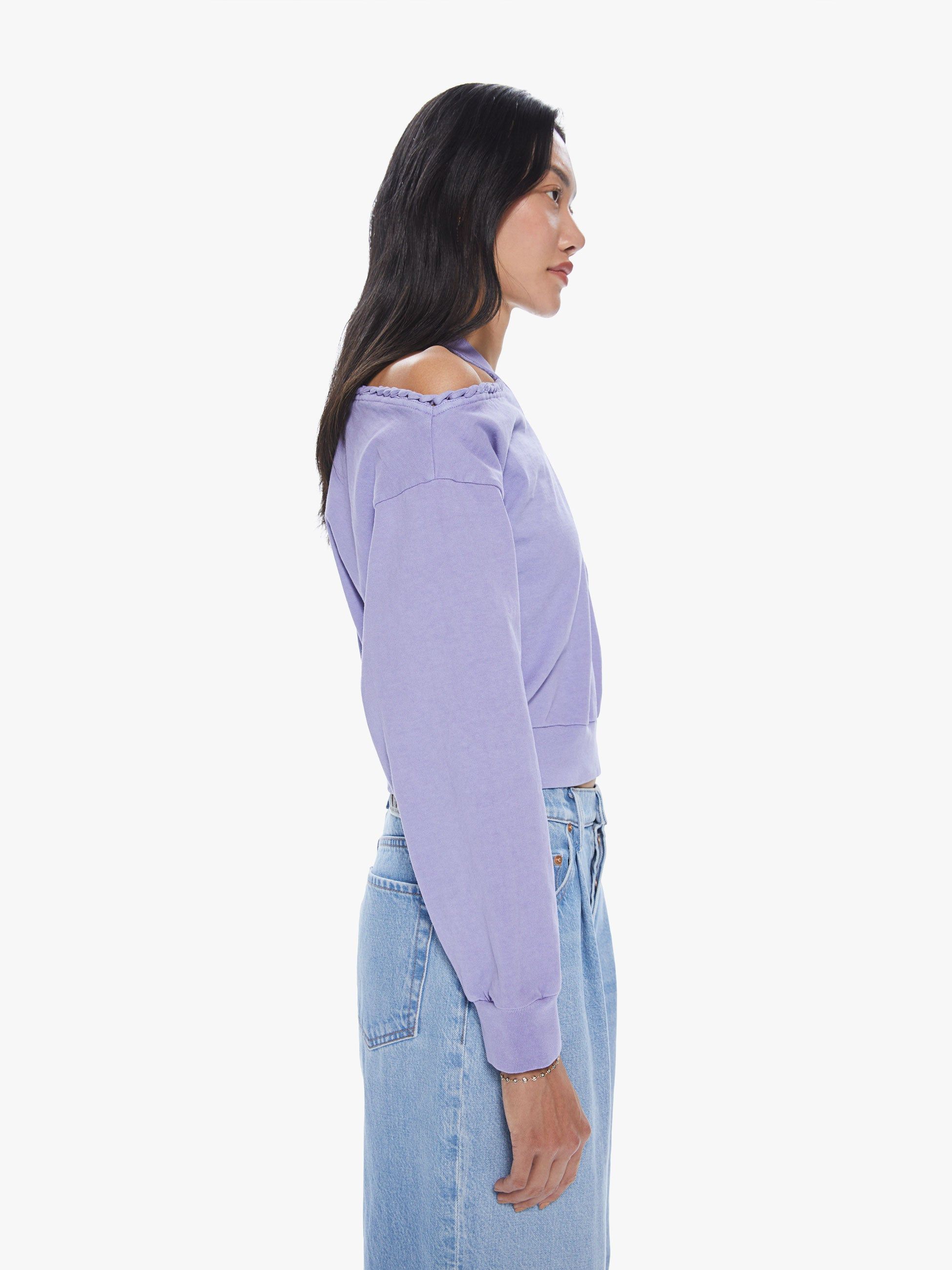 Noam Caria Sweatshirt - Lavender Fade sold by MOTHER product image thumbnail 3