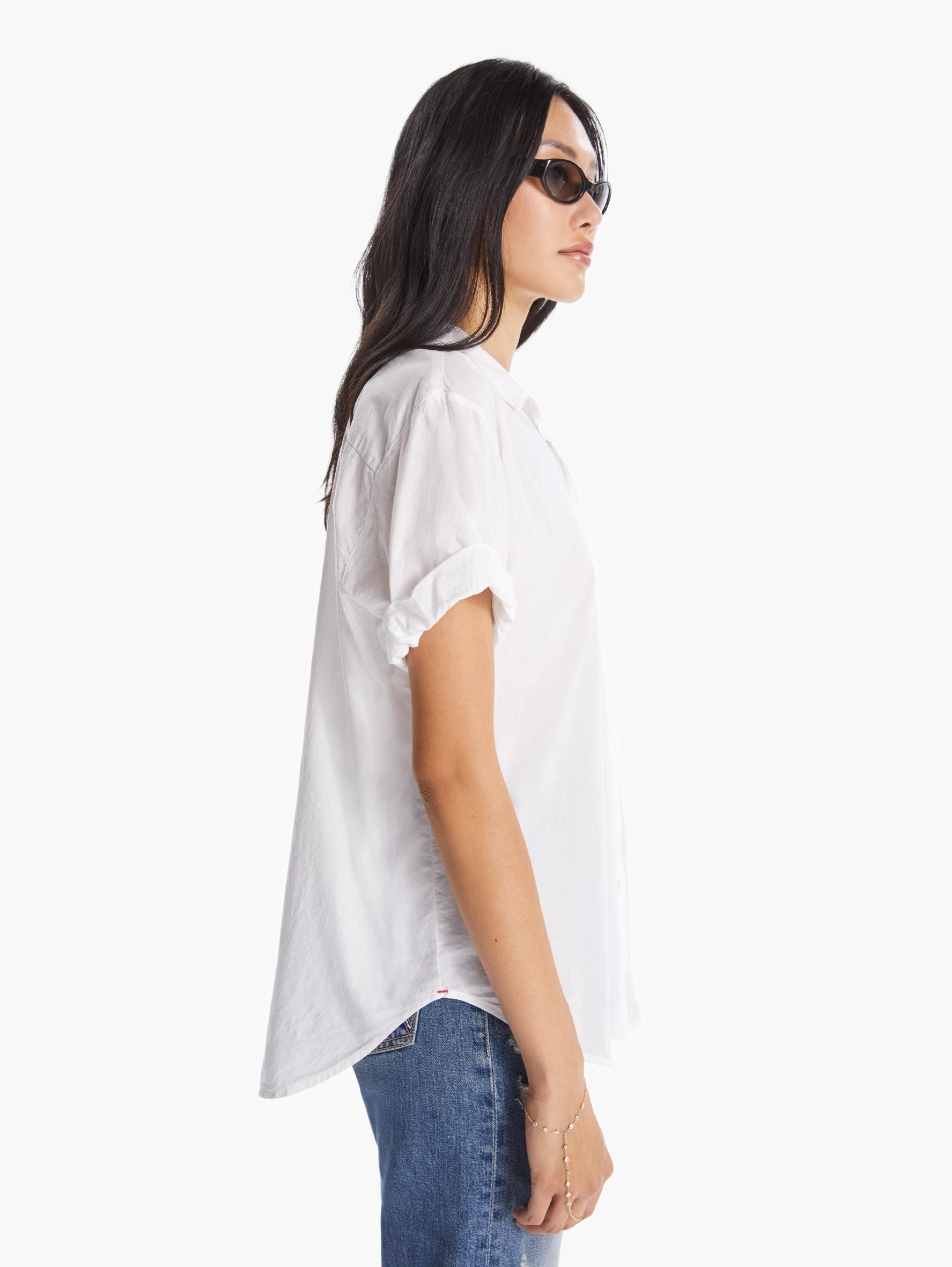 XiRENA Channing Shirt - White sold by MOTHER product image thumbnail 3