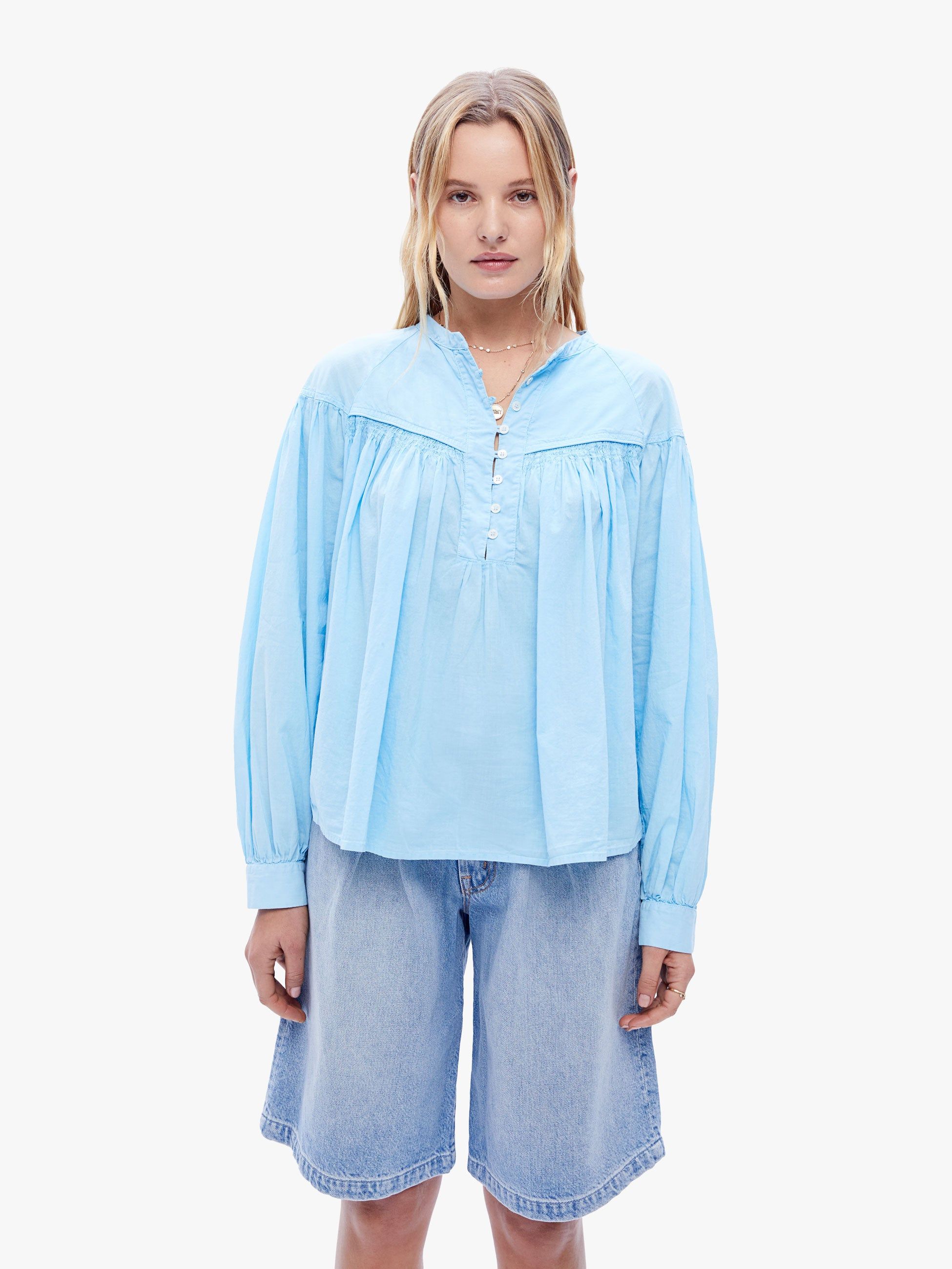 XiRENA Delilah Top - Bluebird sold by MOTHER